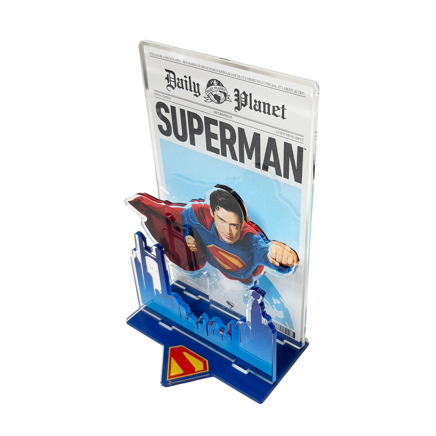 ★2025東京コミコン先行商品　[公式] DC SUPERMAN アクリルジオラマ 空を飛ぶ