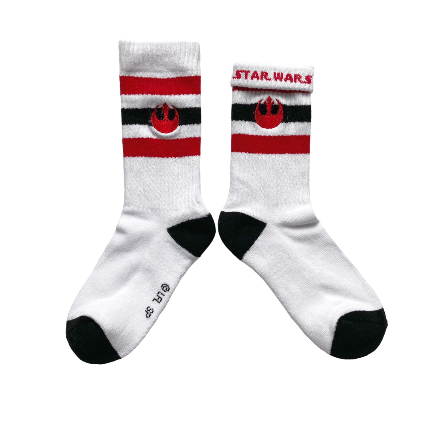 公式] メーカー直営 STAR WARS 刺繍靴下 エンブレム スター・ウォーズ