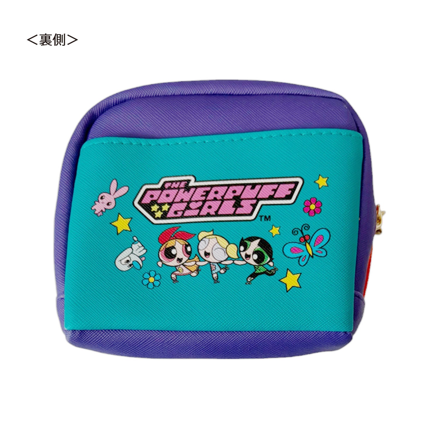 [公式] パワーパフガールズ ボックスポーチ PU パープル/ブルー