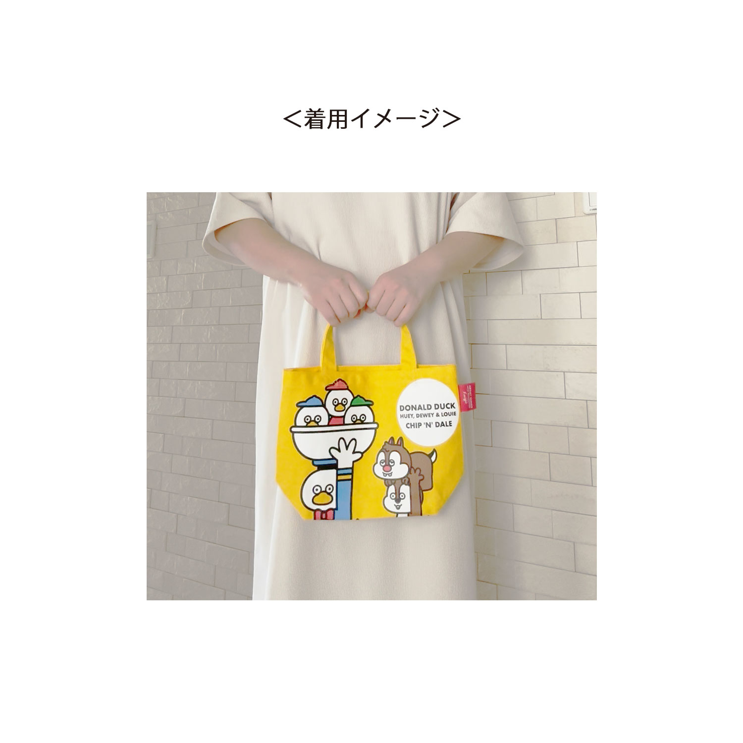 [公式] メーカー直営 ディズニー ARTIST SERIES ART BY SEIJI MATSUMOTO カラーマチ付バッグ イエロー