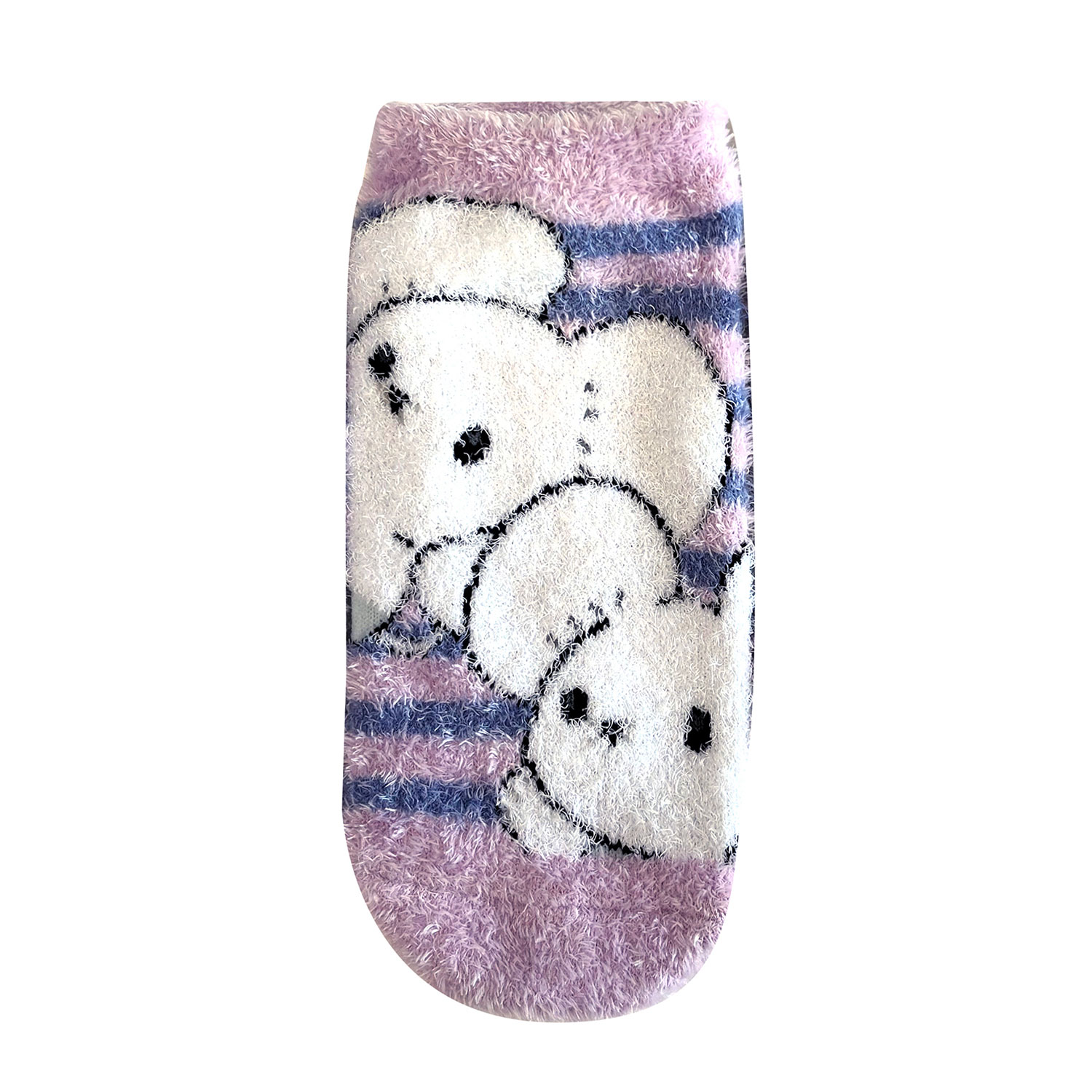 [公式] メーカー直営 ポケットモンスター もっこもこ靴下  (ジュニアサイズ) ワッカネズミ ボーダー