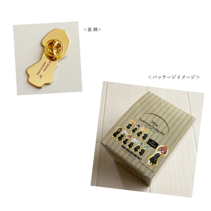 [公式] メーカー直営 『ディズニー ツイステッドワンダーランド』 ブラインド ピンバッジコレクション Vol.1 式典服 BOXセット（全11種）