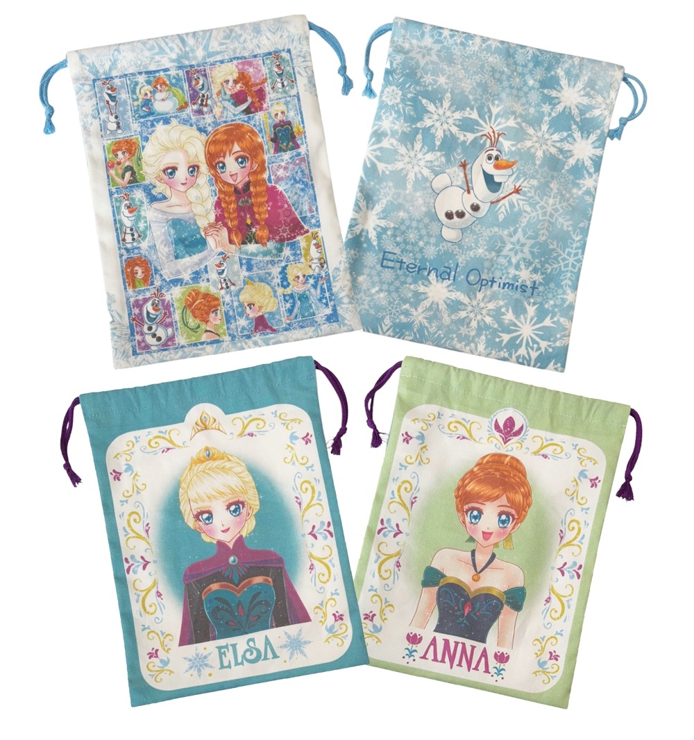 [公式]ディズニー フローズン アート コレクション BY 中川翔子／巾着 戴冠式   アナと雪の女王