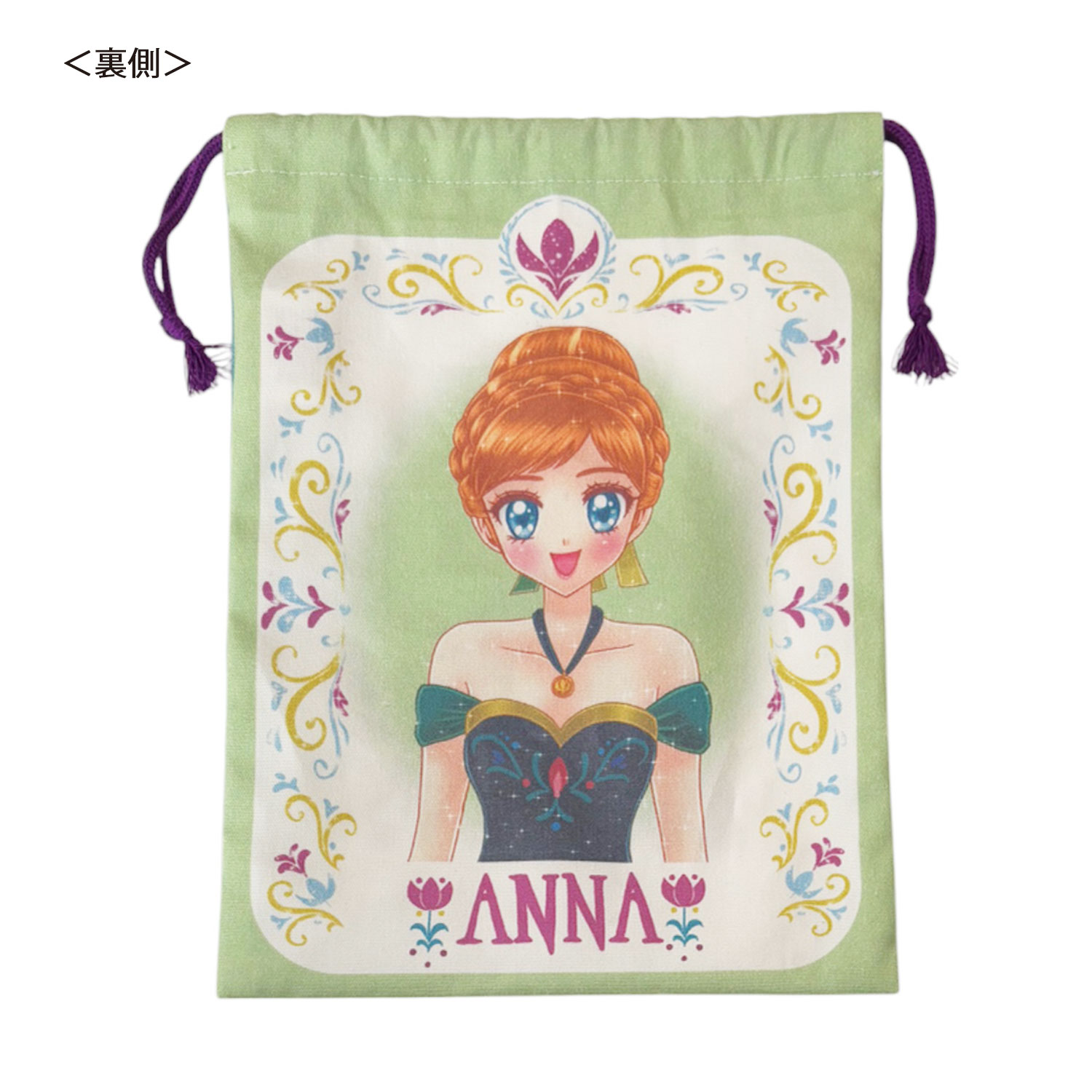 [公式]ディズニー フローズン アート コレクション BY 中川翔子／巾着 戴冠式   アナと雪の女王