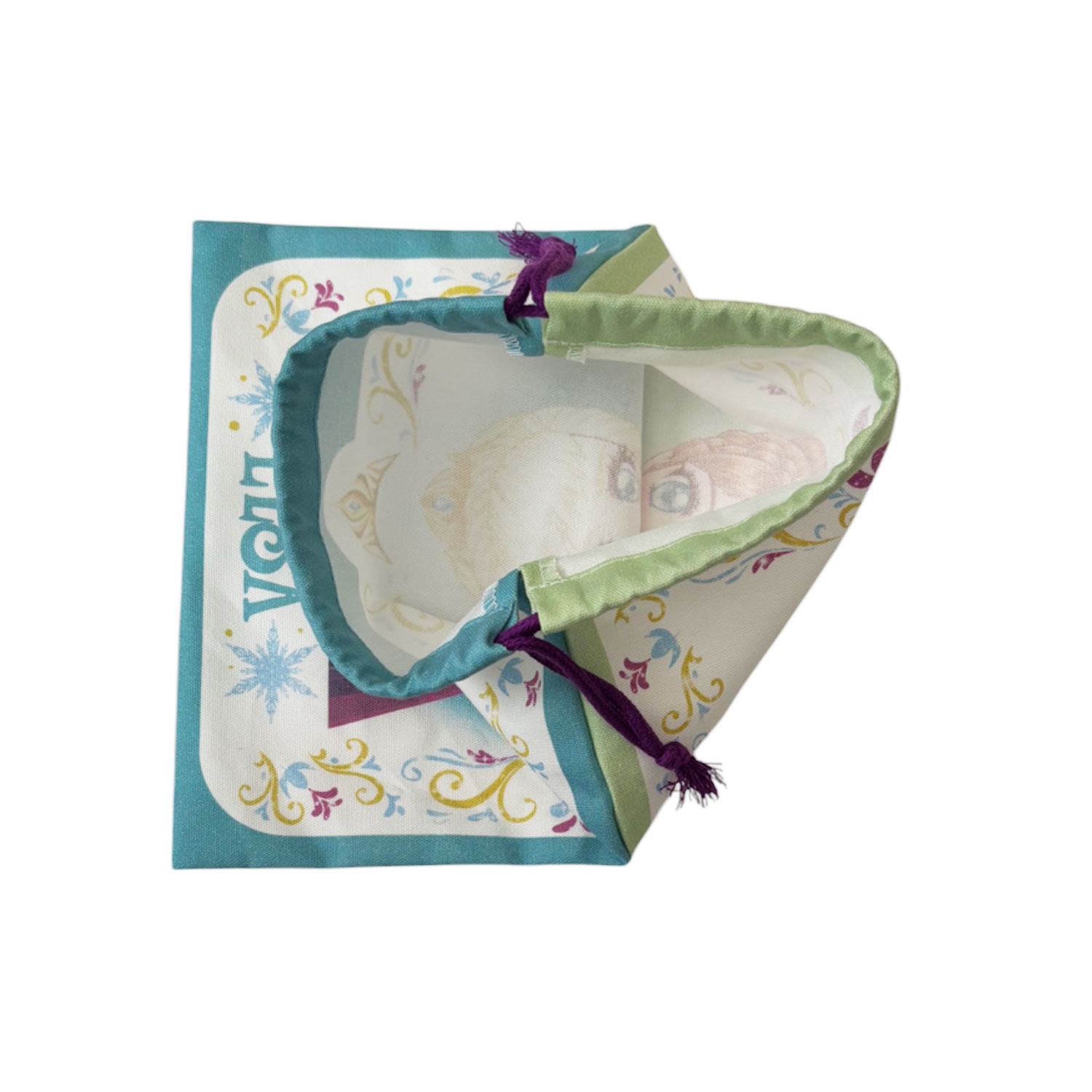 [公式]ディズニー フローズン アート コレクション BY 中川翔子／巾着 戴冠式   アナと雪の女王