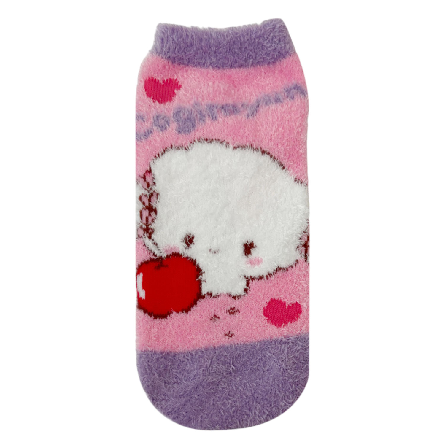 [公式] メーカー直営 サンリオキャラクターズ もっこもこ靴下 こぎみゅん さくらんぼ
