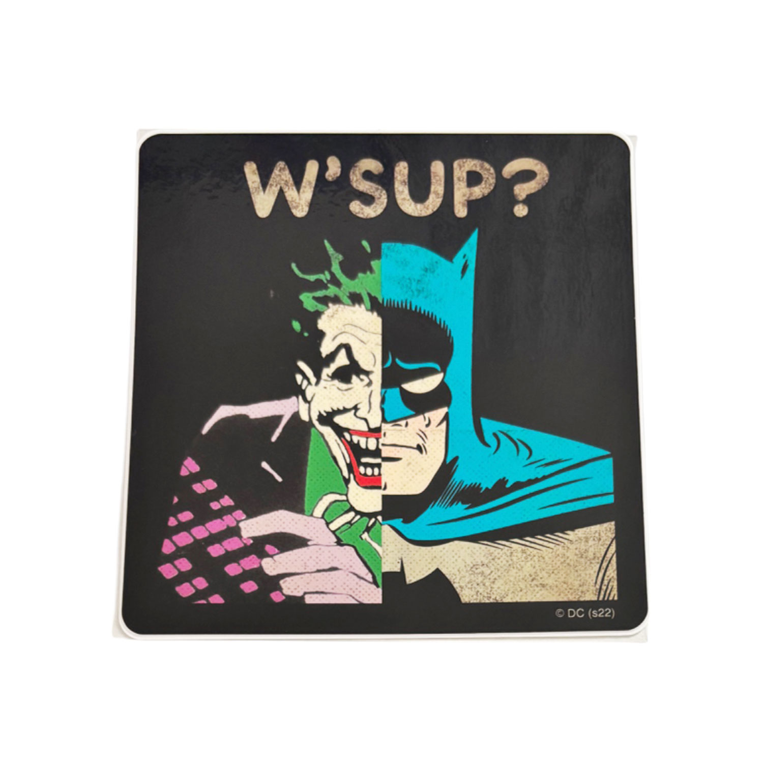 公式] DC バットマン アウトドアステッカー バットマン＆ジョーカー