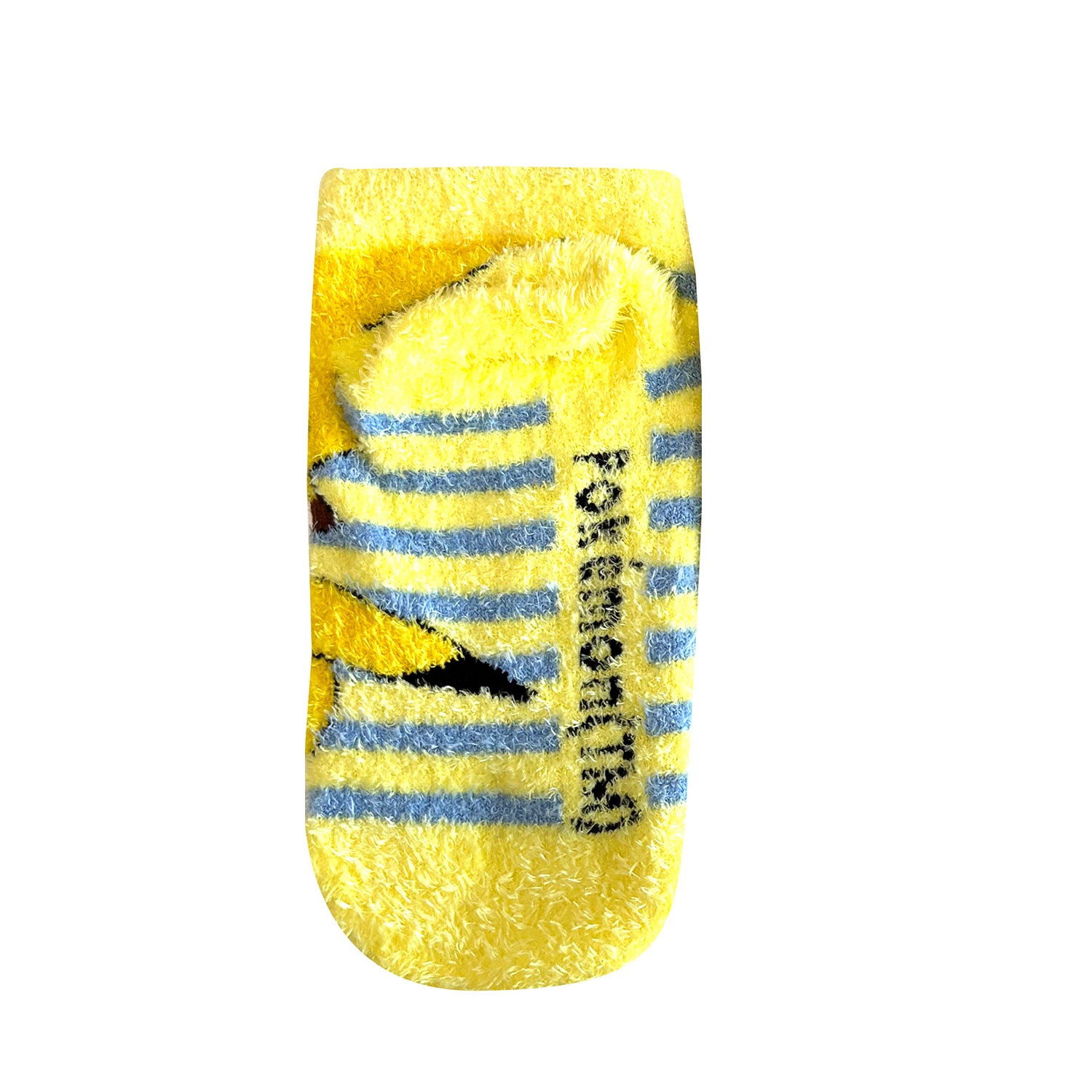 [公式] メーカー直営 ポケットモンスター もっこもこ靴下  (キッズサイズ) ピカチュウ ボーダー