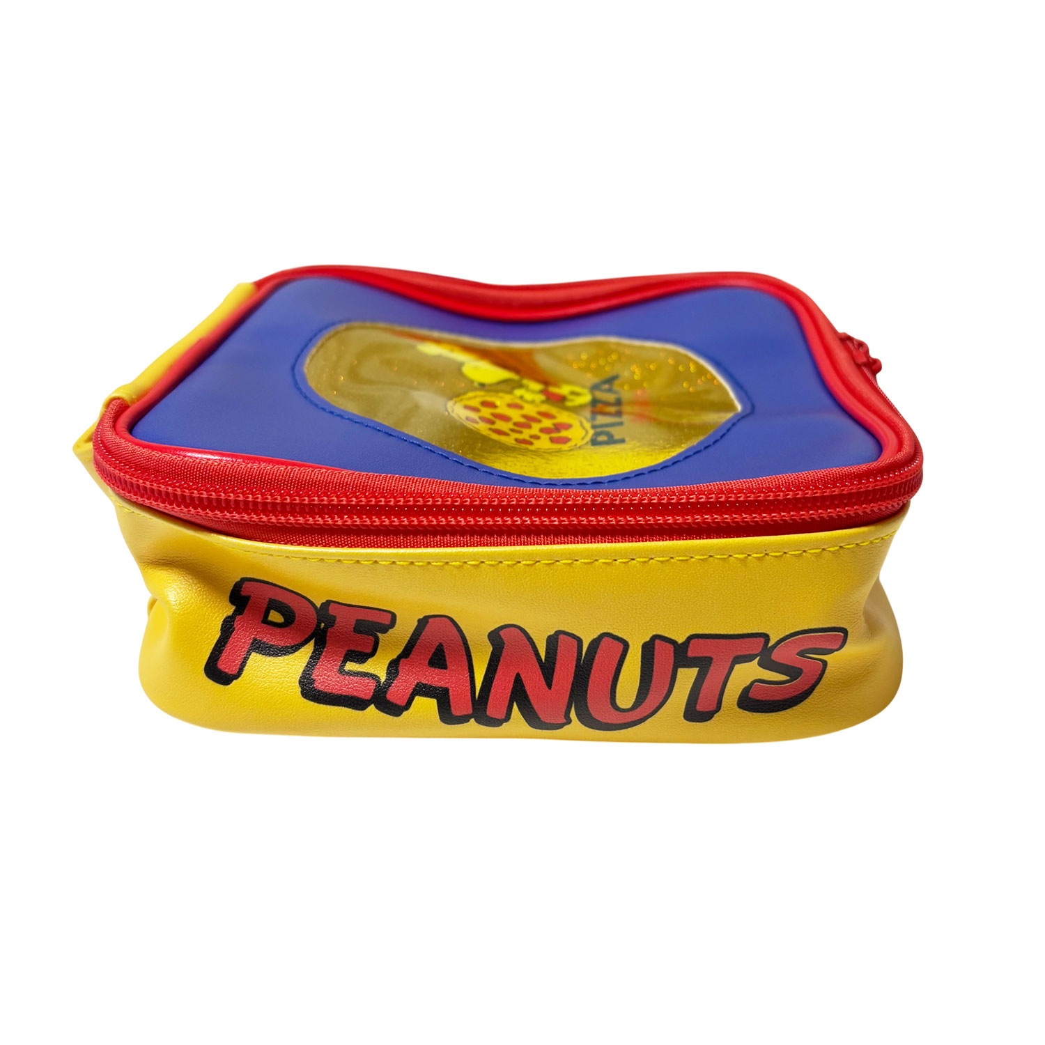 公式] メーカー直営 PEANUTS スヌーピー スクエアポーチ ピザ
