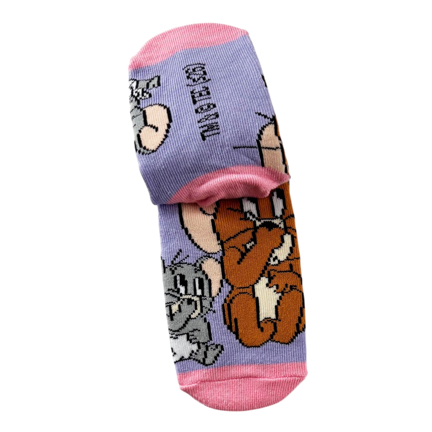 [公式] メーカー直営 トムとジェリー キャラックス（キッズ靴下）こそこそ