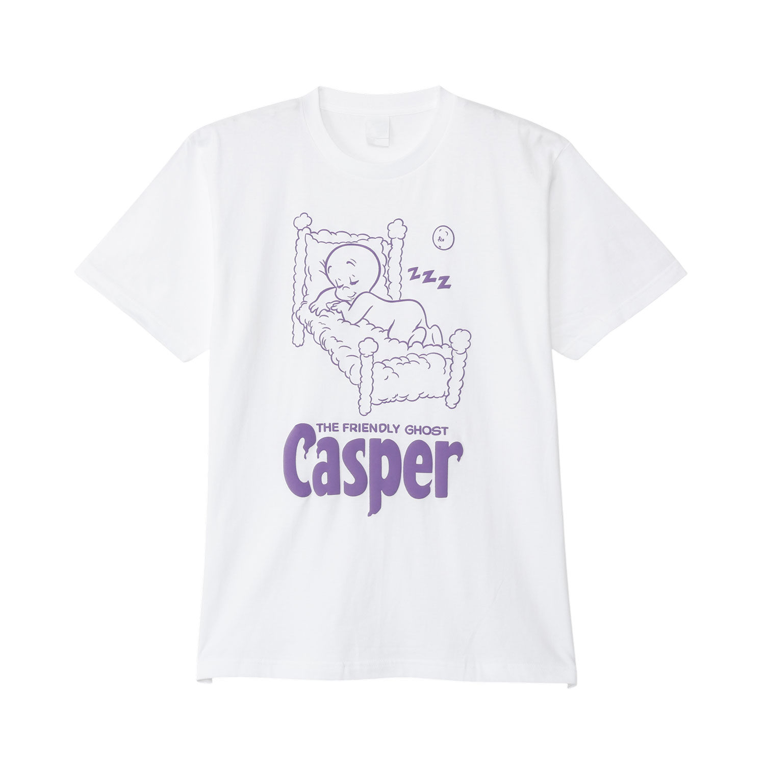 [公式] メーカー直営 キャスパー 発泡プリント Tシャツ ベッド