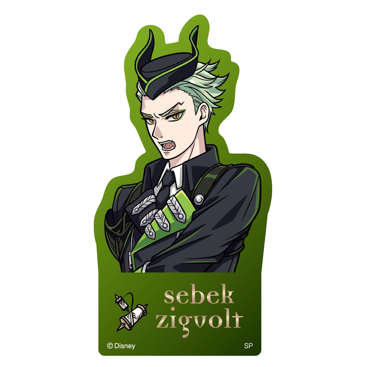 『ディズニー ツイステッドワンダーランド』 キャラクターステッカー ディアソムニア寮 セベク