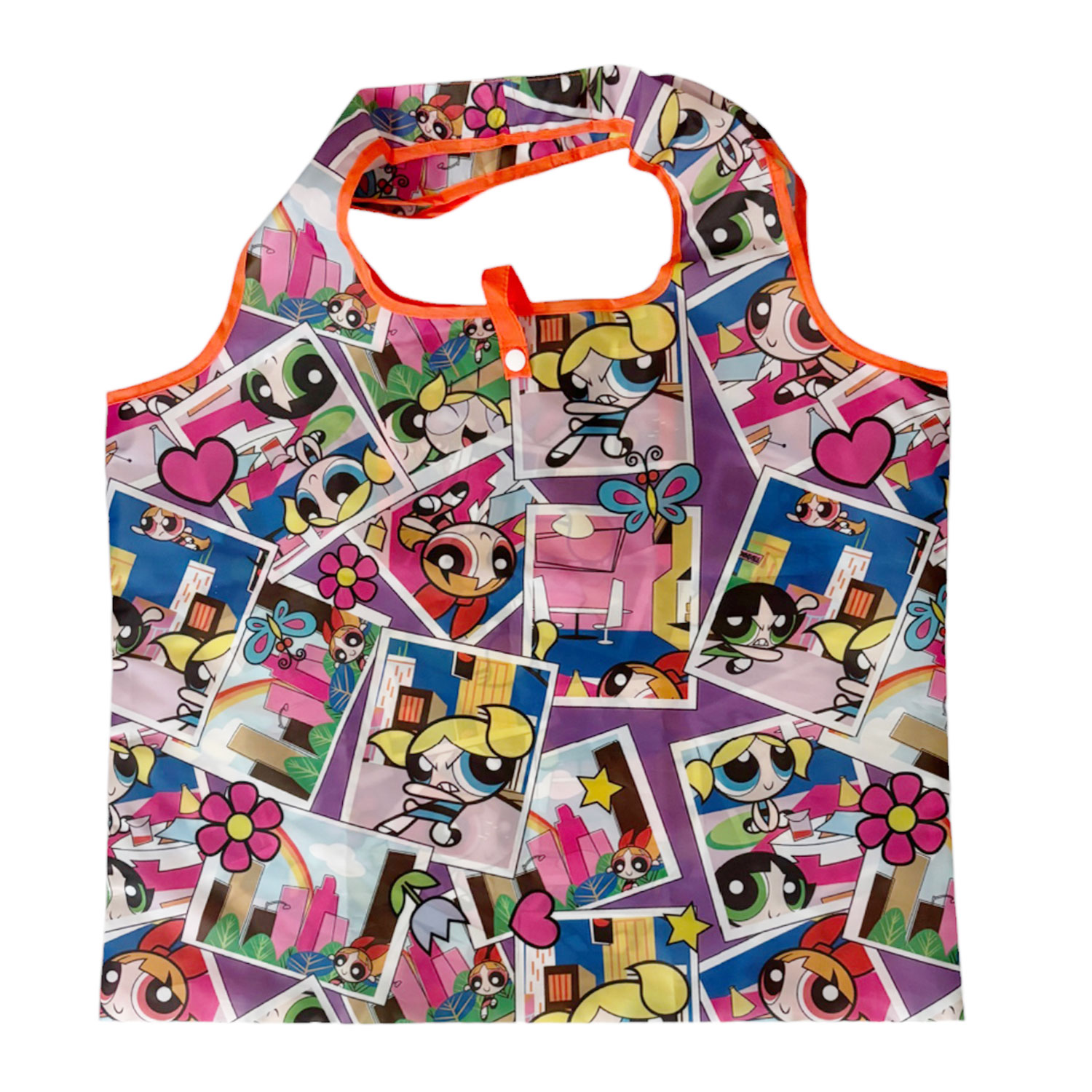 [公式] パワーパフガールズ ショッピングバッグ 総柄