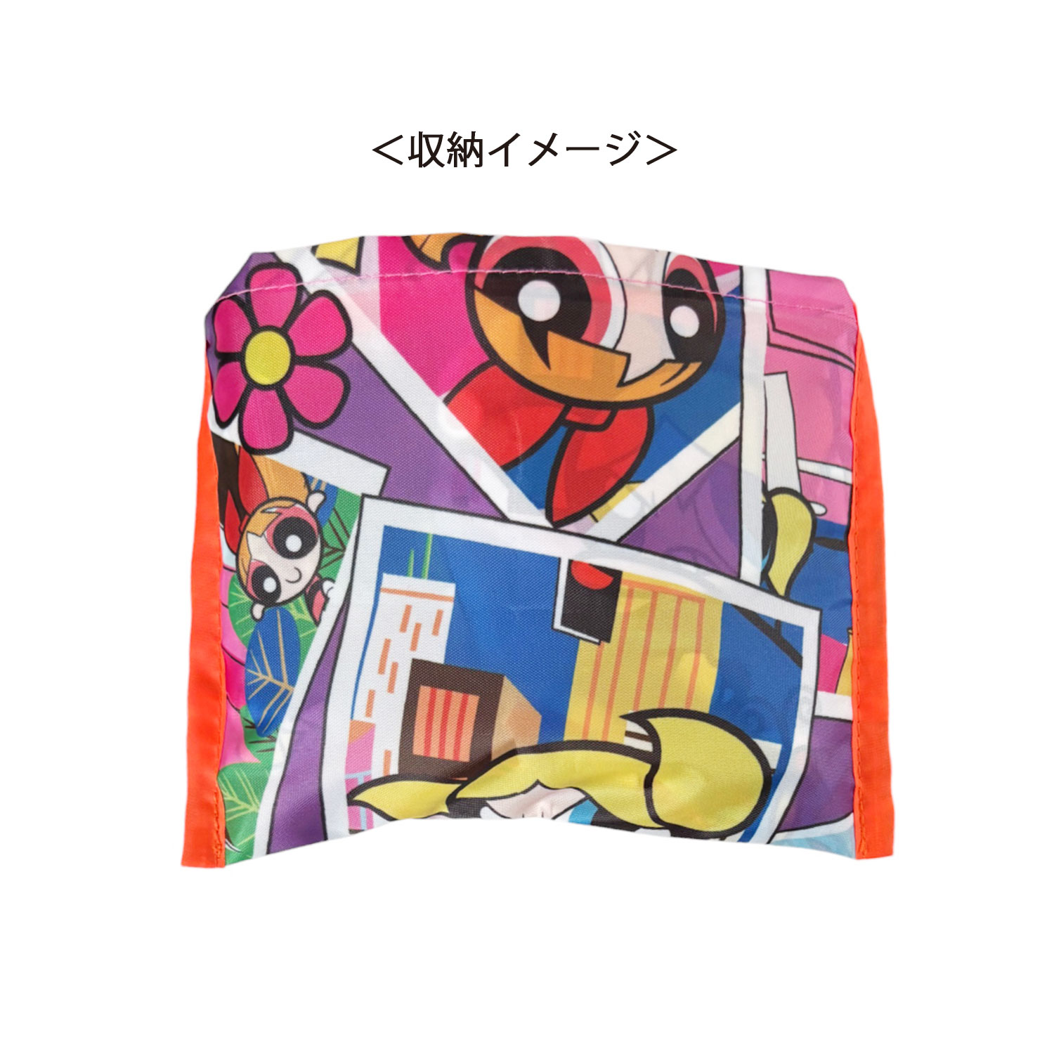 [公式] パワーパフガールズ ショッピングバッグ 総柄