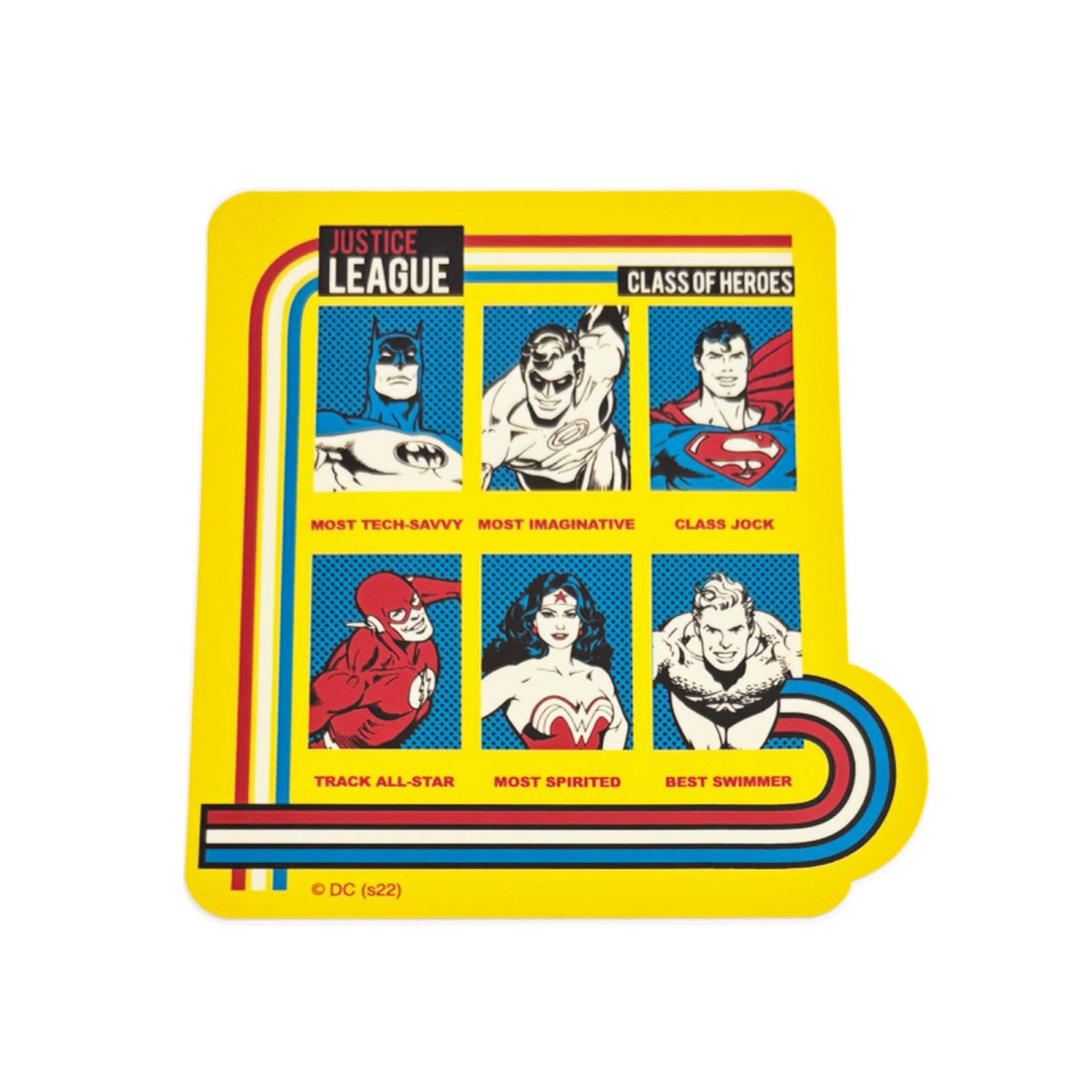 [公式] DC ジャスティス・リーグ アウトドアステッカー ヒーローズ