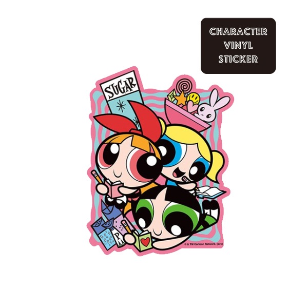 [公式] パワーパフガールズ キャラクターステッカー すてきなもの