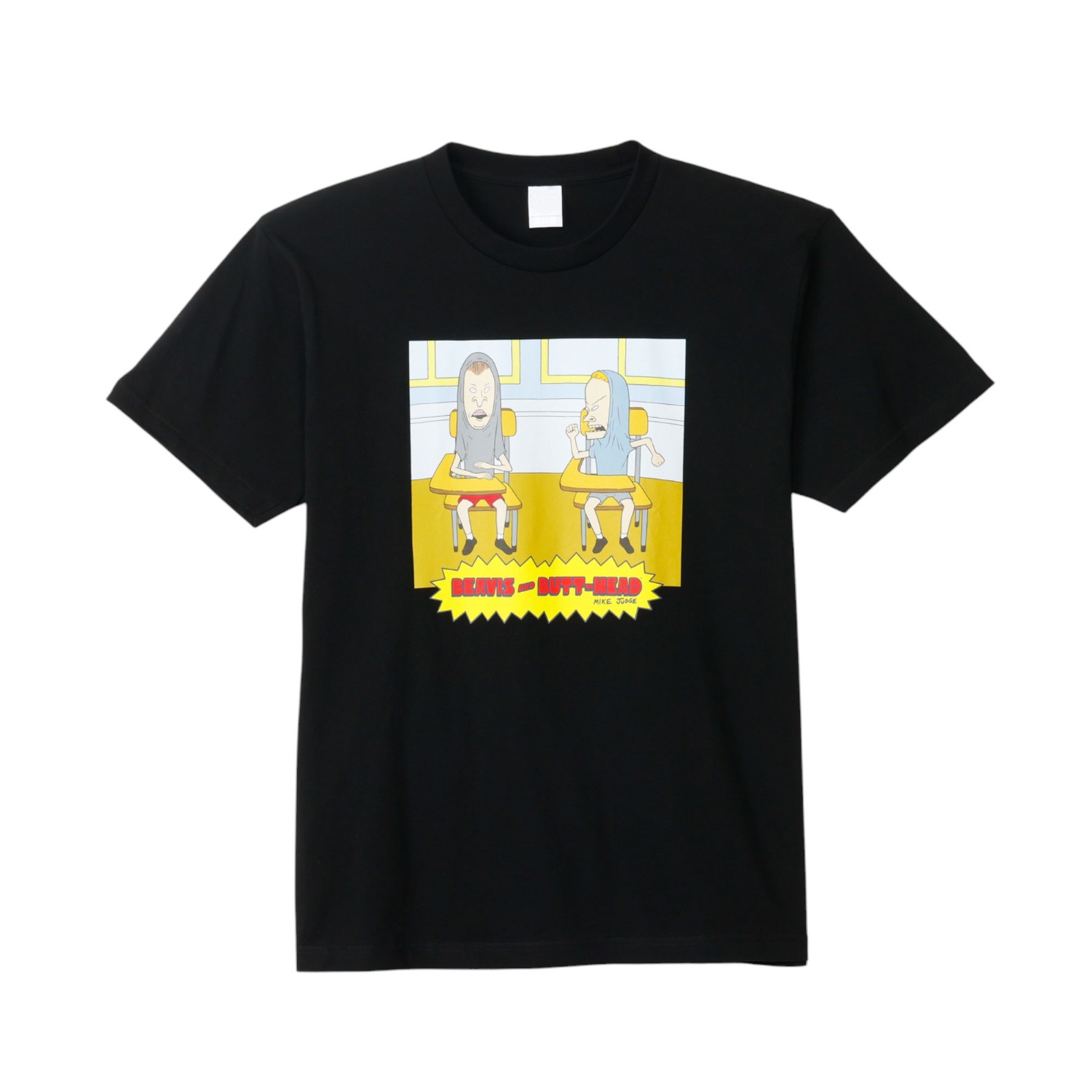 ビーバス・アンド・バットヘッド オーバーサイズTシャツ 白 ビーバス&バッドヘッドBEAVIS AND BUTT-HEAD 90s Tシャツ