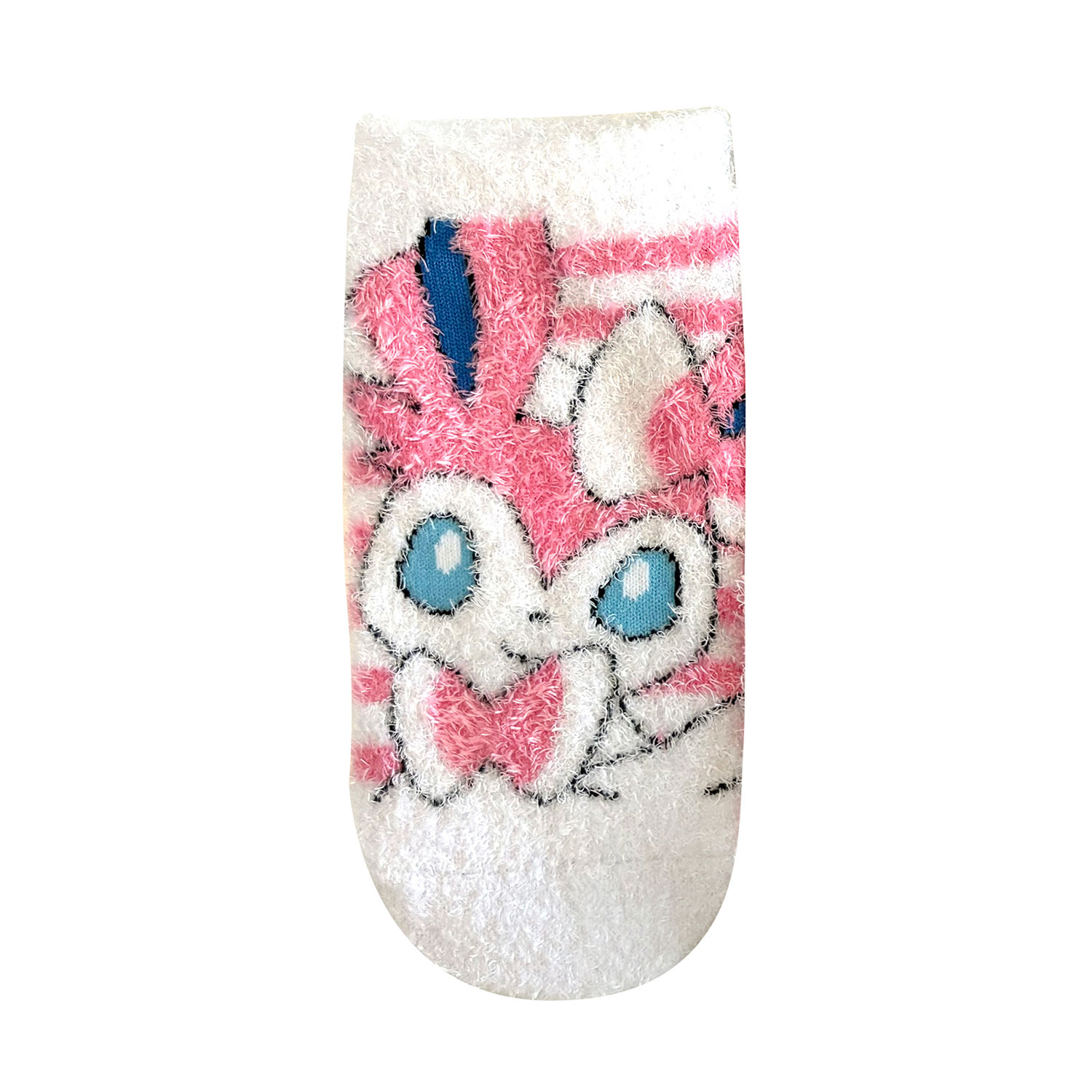 [公式] メーカー直営 ポケットモンスター もっこもこ靴下  (キッズサイズ) ニンフィア ボーダー