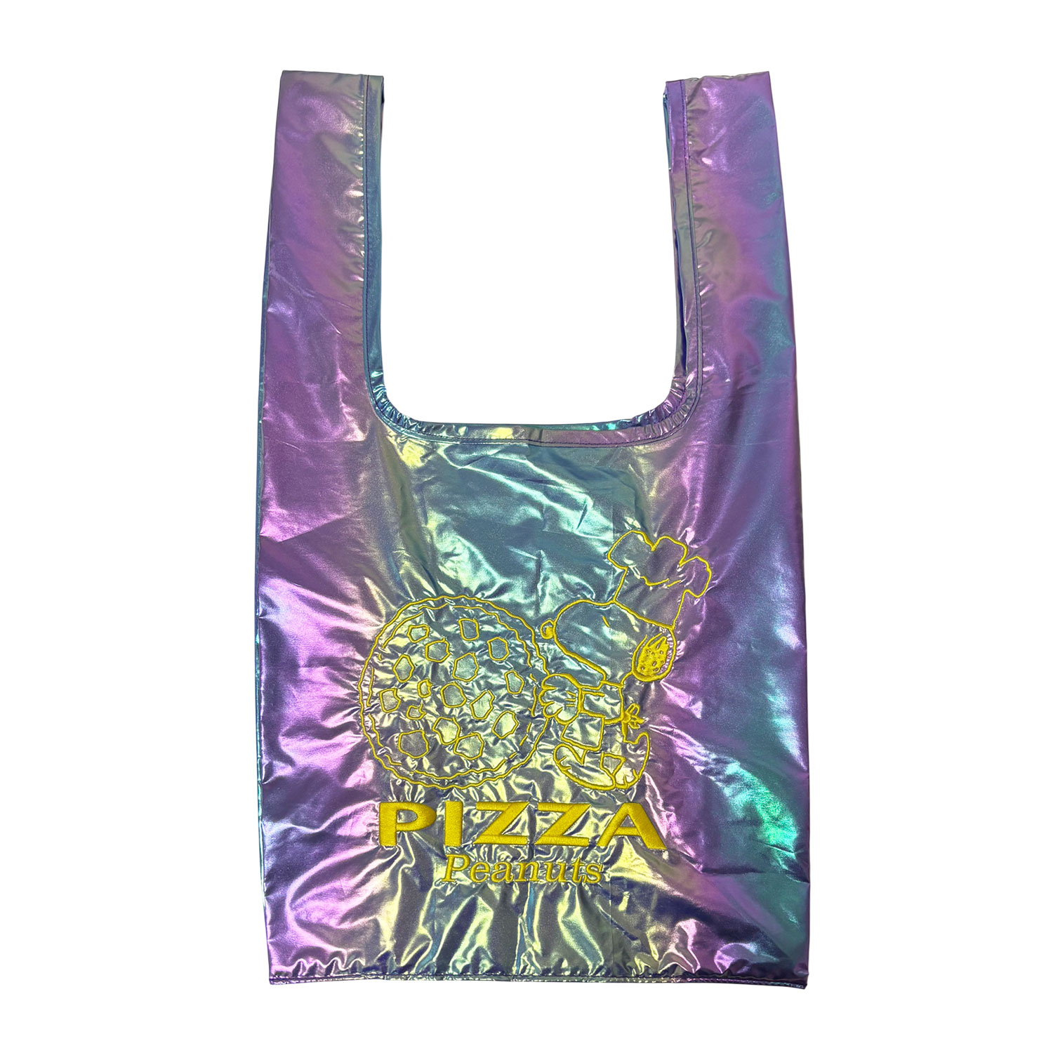 [公式] メーカー直営 PEANUTS スヌーピー オーロラ マルシェショッピングバッグ ピザ