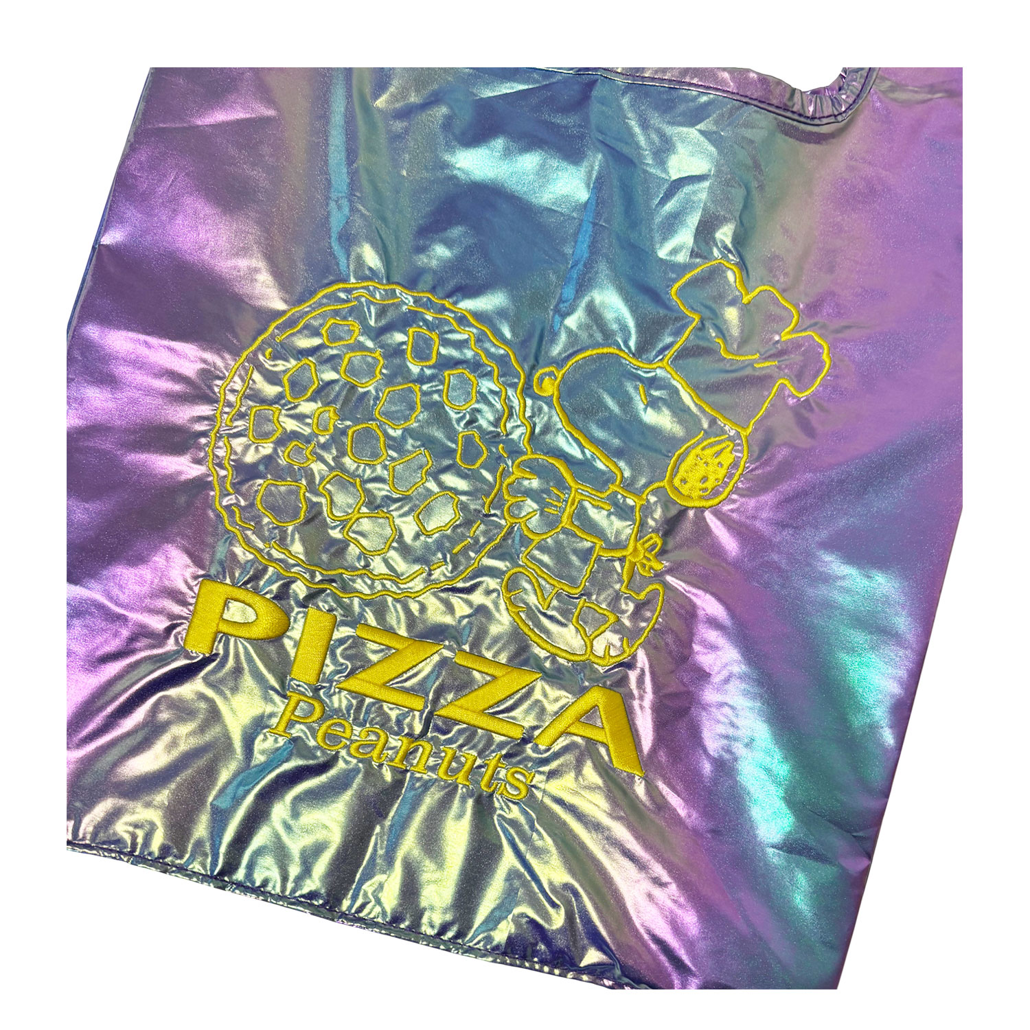 [公式] メーカー直営 PEANUTS スヌーピー オーロラ マルシェショッピングバッグ ピザ