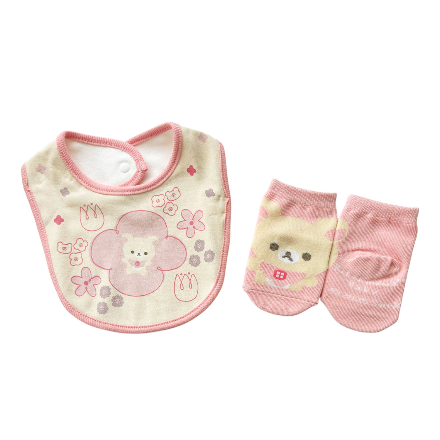 [公式] メーカー直営 リラックマ ベビーセット お花 ピンク