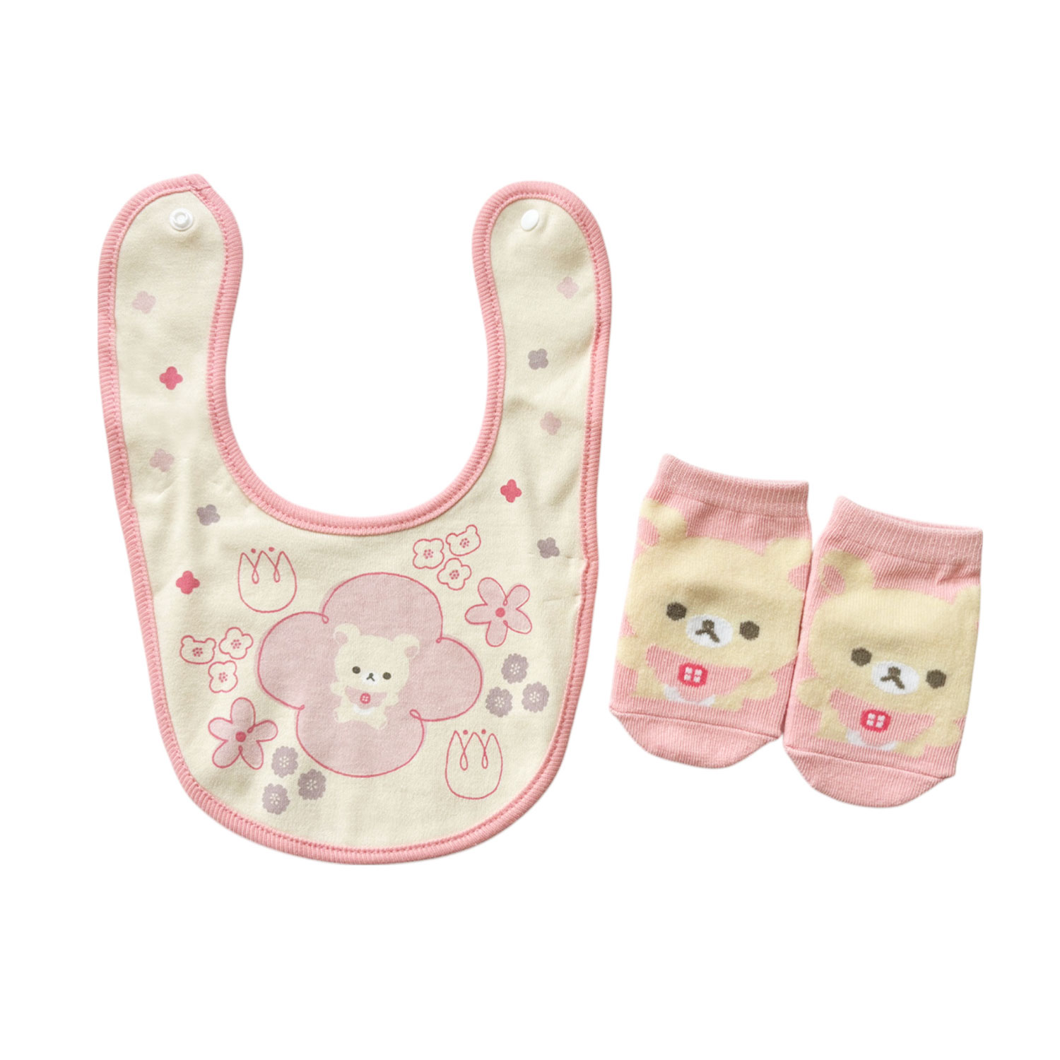 [公式] メーカー直営 リラックマ ベビーセット お花 ピンク