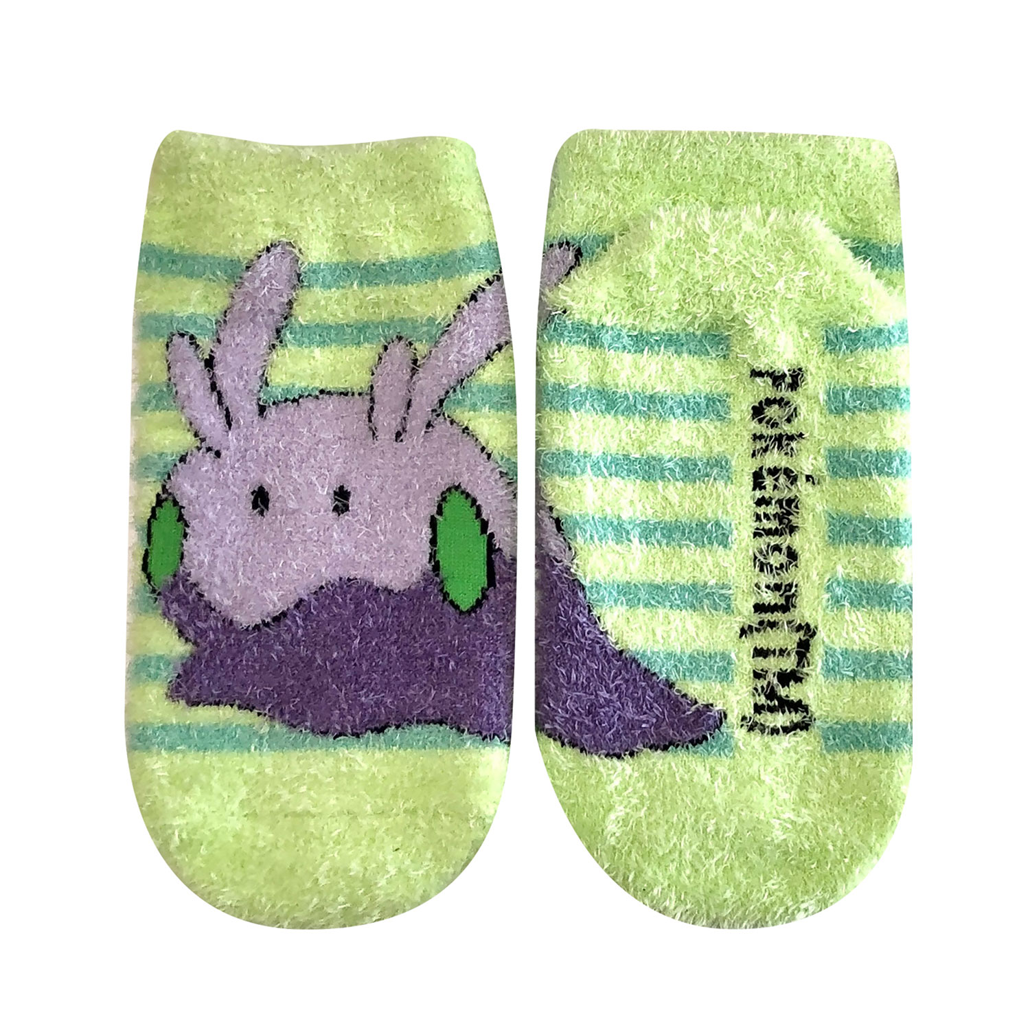 [公式] メーカー直営 ポケットモンスター もっこもこ靴下  (キッズサイズ) ヌメラ ボーダー