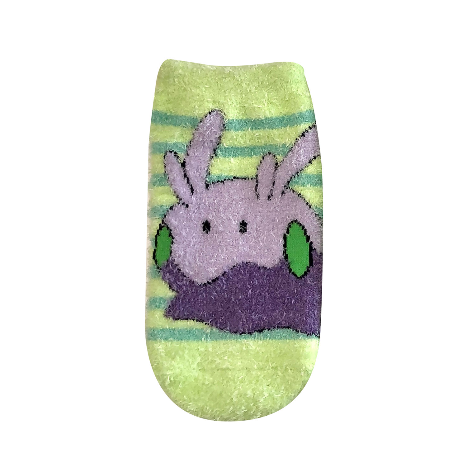 [公式] メーカー直営 ポケットモンスター もっこもこ靴下  (キッズサイズ) ヌメラ ボーダー