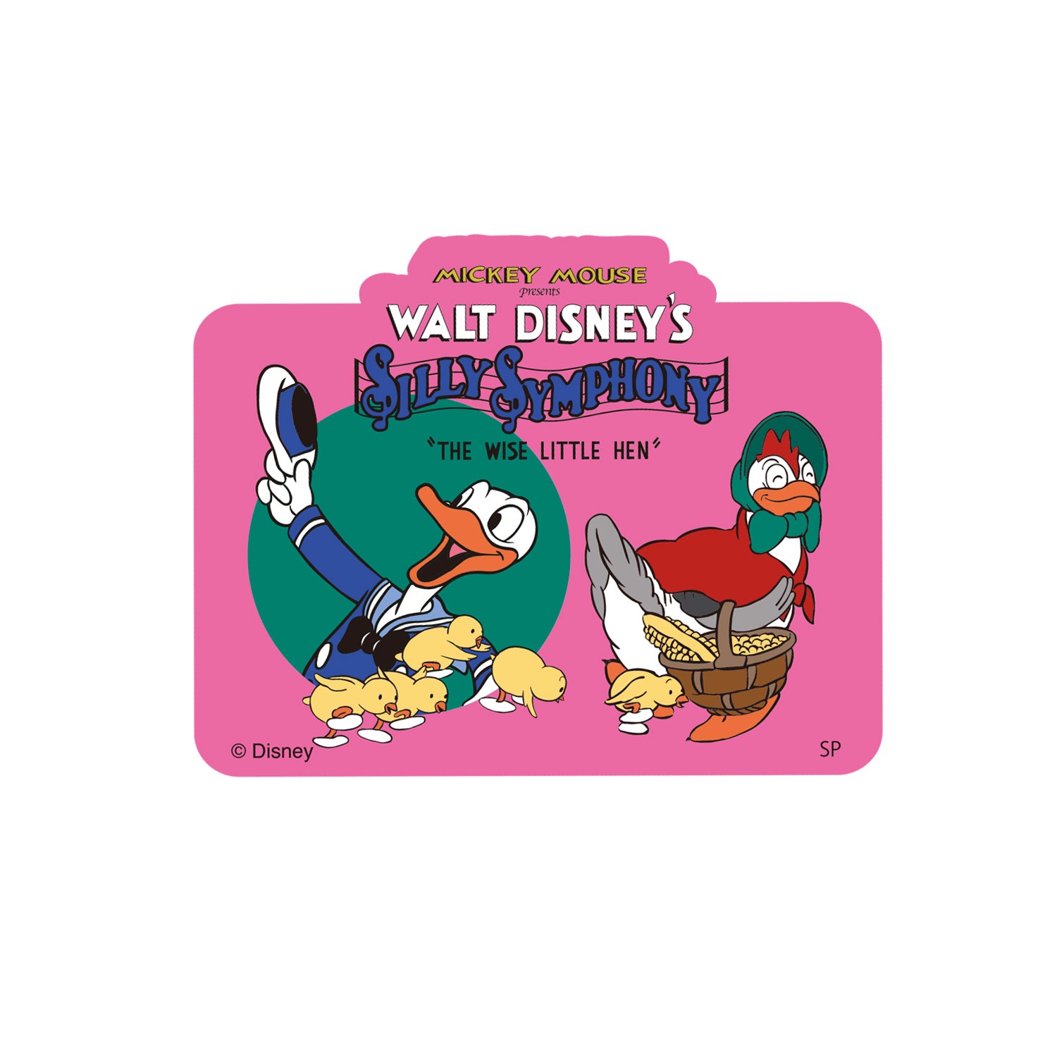 [公式] Disney NOSTALGICA 80Type Line Up Stickers かしこいめんどり