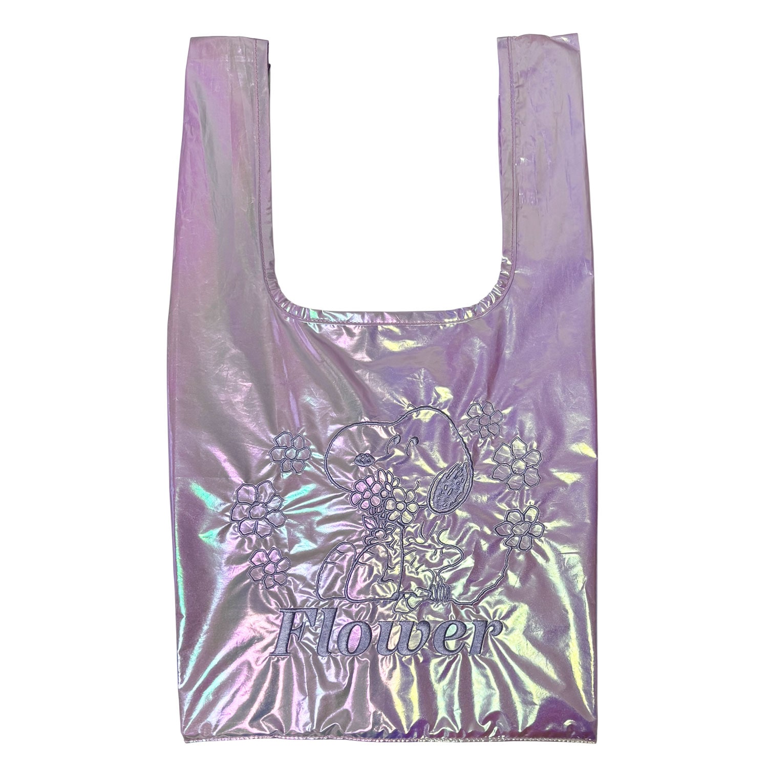 [公式] メーカー直営 PEANUTS スヌーピー オーロラ マルシェショッピングバッグ 花