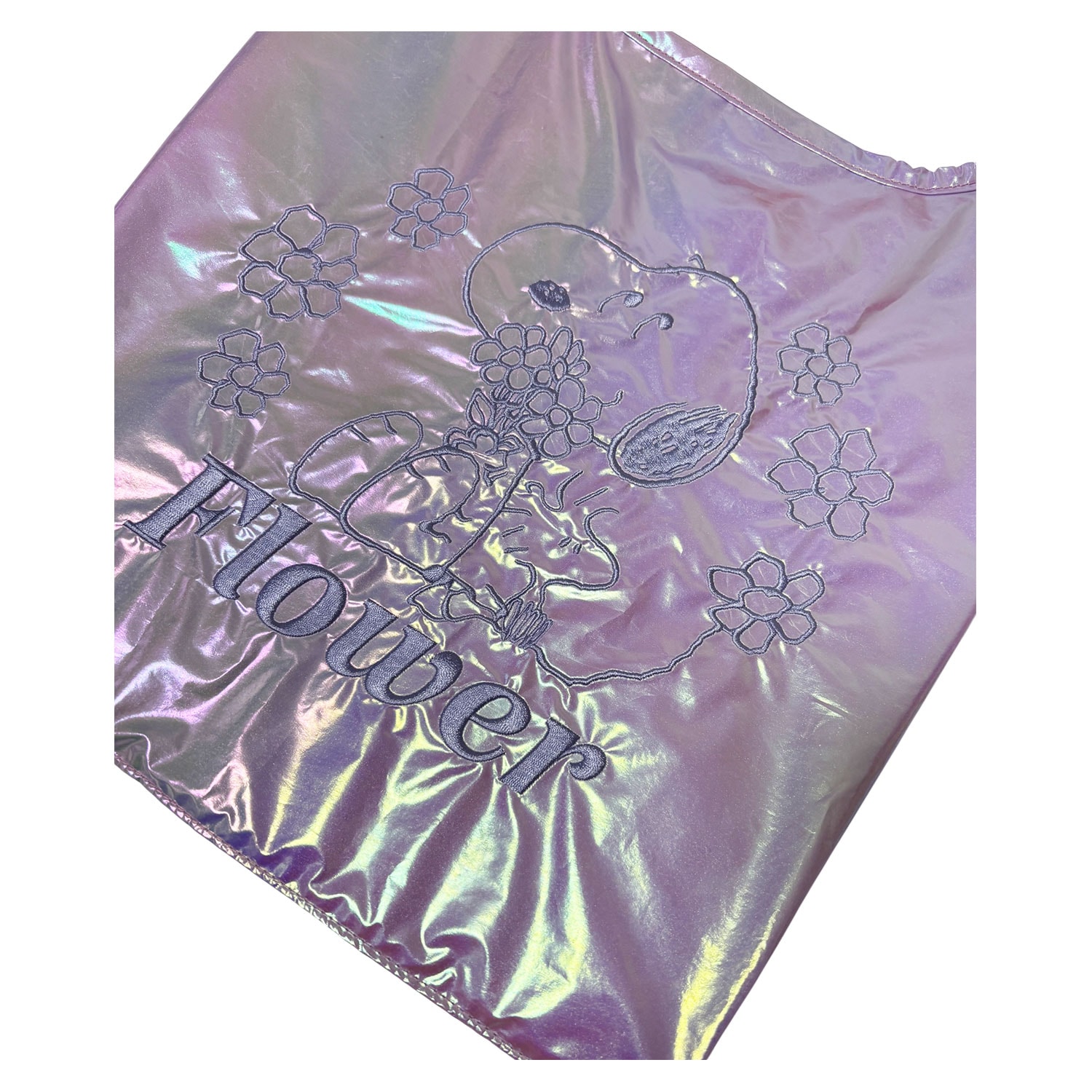 [公式] メーカー直営 PEANUTS スヌーピー オーロラ マルシェショッピングバッグ 花