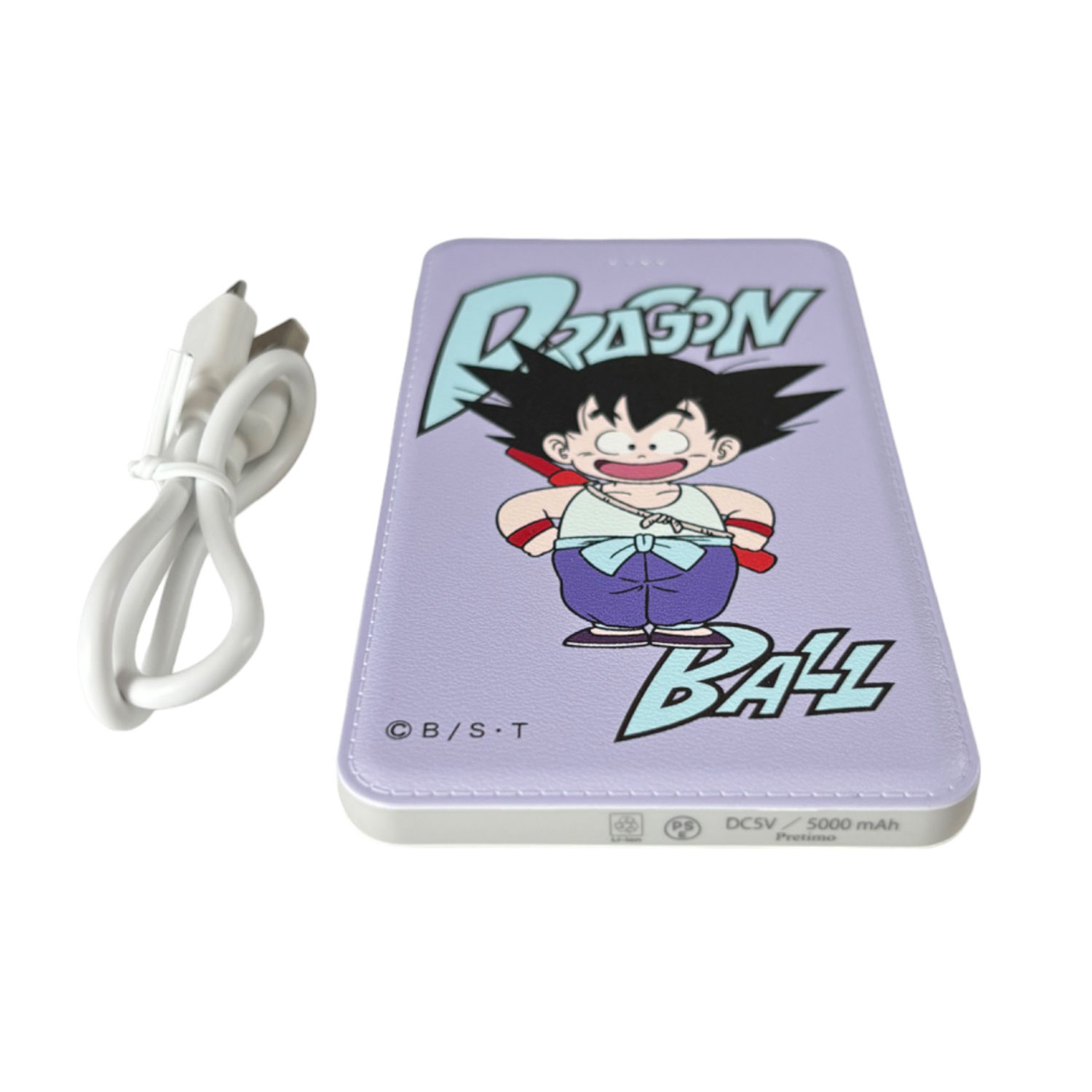 公式　メーカー直営　モバイルバッテリー 　『ドラゴンボール』　孫悟空正面