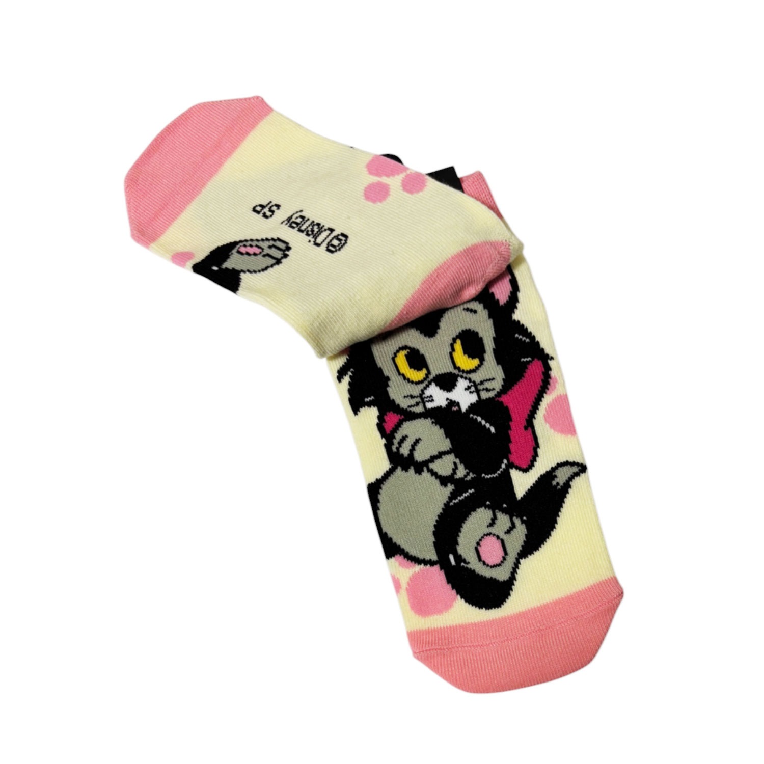 [公式] メーカー直営 ディズニー キャラックス（靴下）フィガロ 肉球