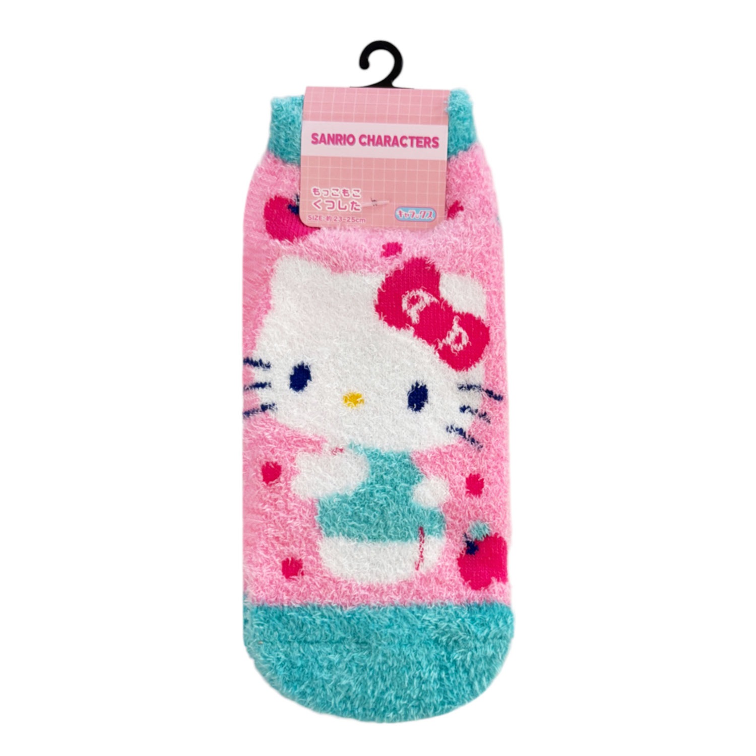 [公式] メーカー直営 サンリオキャラクターズ もっこもこくつした ハローキティ シンプルかわいい