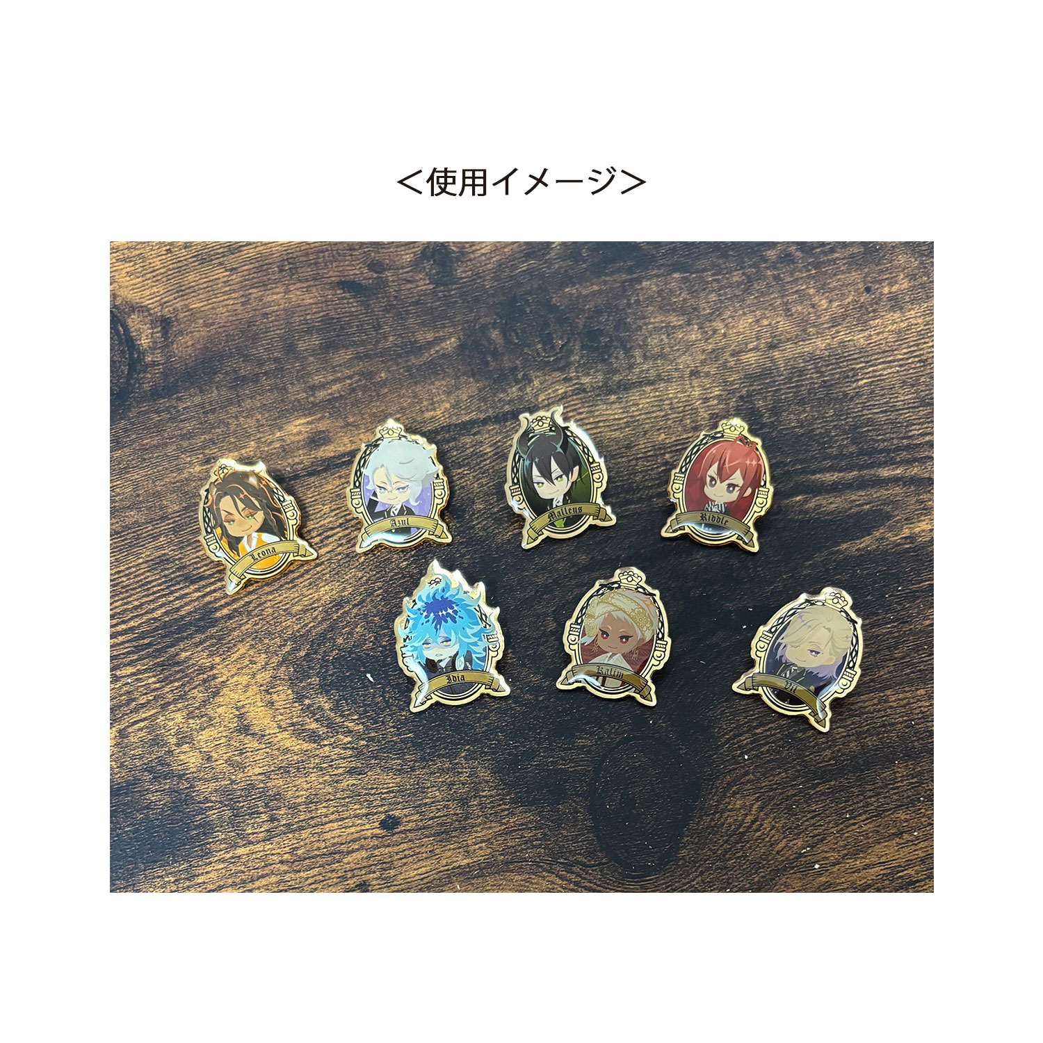 [公式] メーカー直営 『ディズニー ツイステッドワンダーランド』 ピンバッジコレクション BOXセット（全7種）
