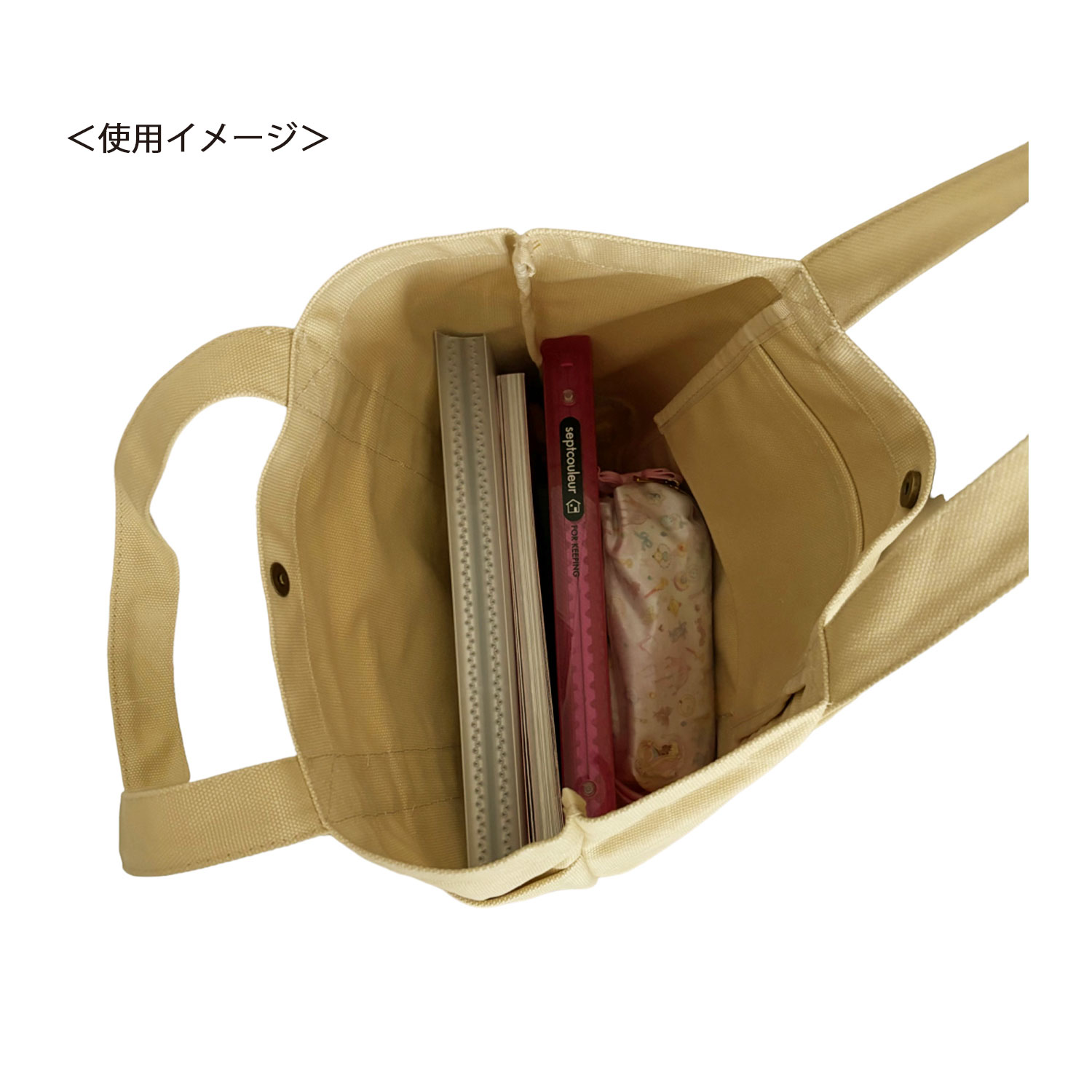 MOOMIN ヘビーウェイトバッグ Mサイズ ミイ  花かざり