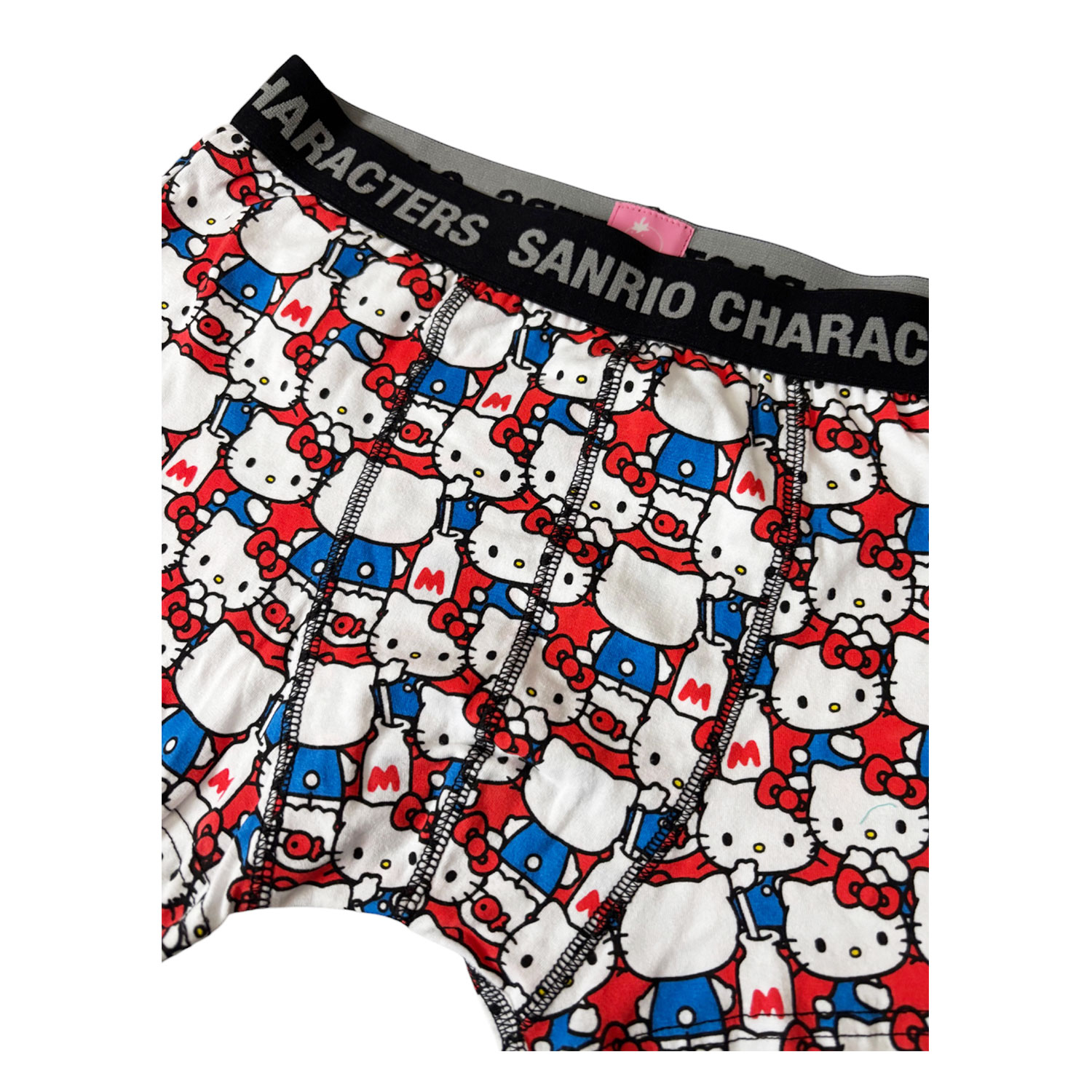 [公式] メーカー直営 サンリオキャラクターズ ハローキティ ボクサーブリーフ ミルクと金魚ぎっしり