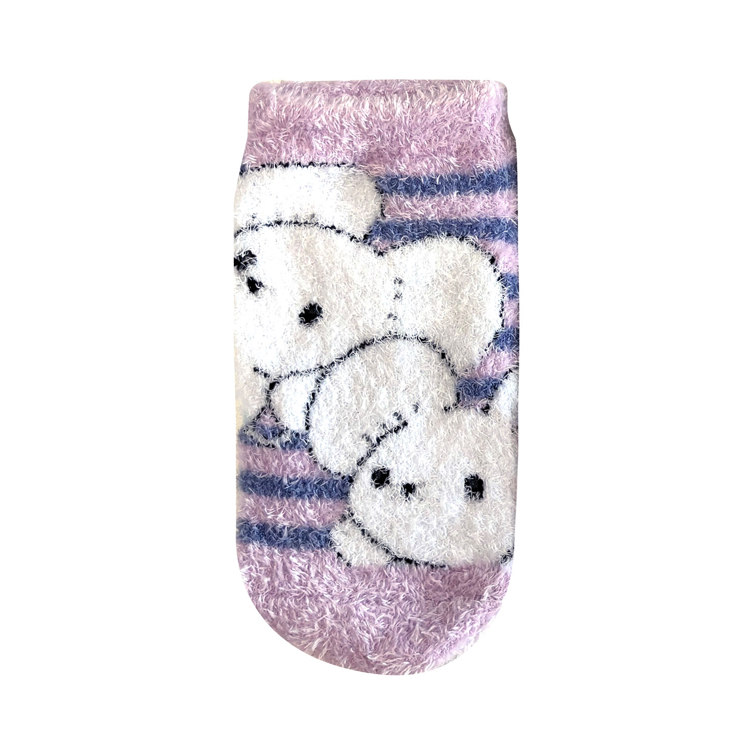 [公式] メーカー直営 ポケットモンスター もっこもこ靴下  (キッズサイズ) ワッカネズミ ボーダー