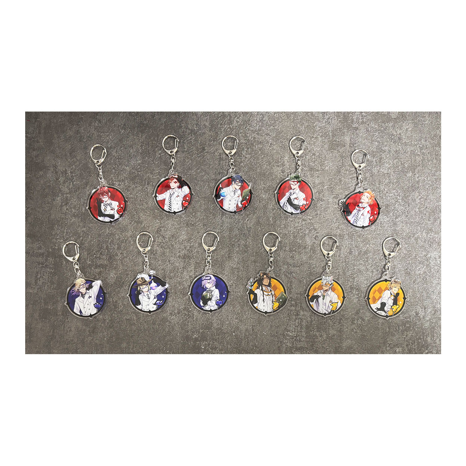 [公式] メーカー直営 『ディズニー ツイステッドワンダーランド』 ブラインド アクリルキーホルダー コレクション 実験着A BOXセット（全11種）