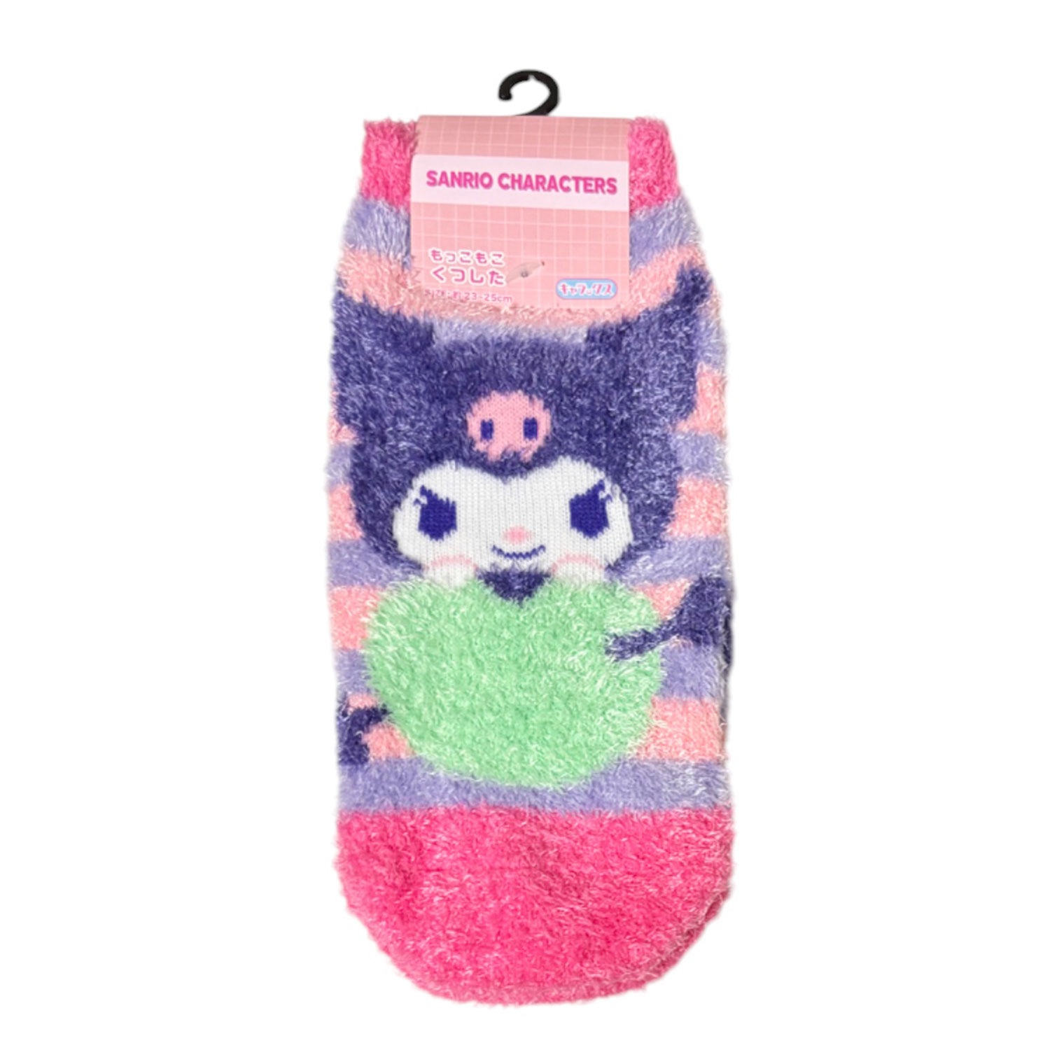 [公式] メーカー直営 サンリオキャラクターズ もっこもこくつした クロミ シンプルかわいい