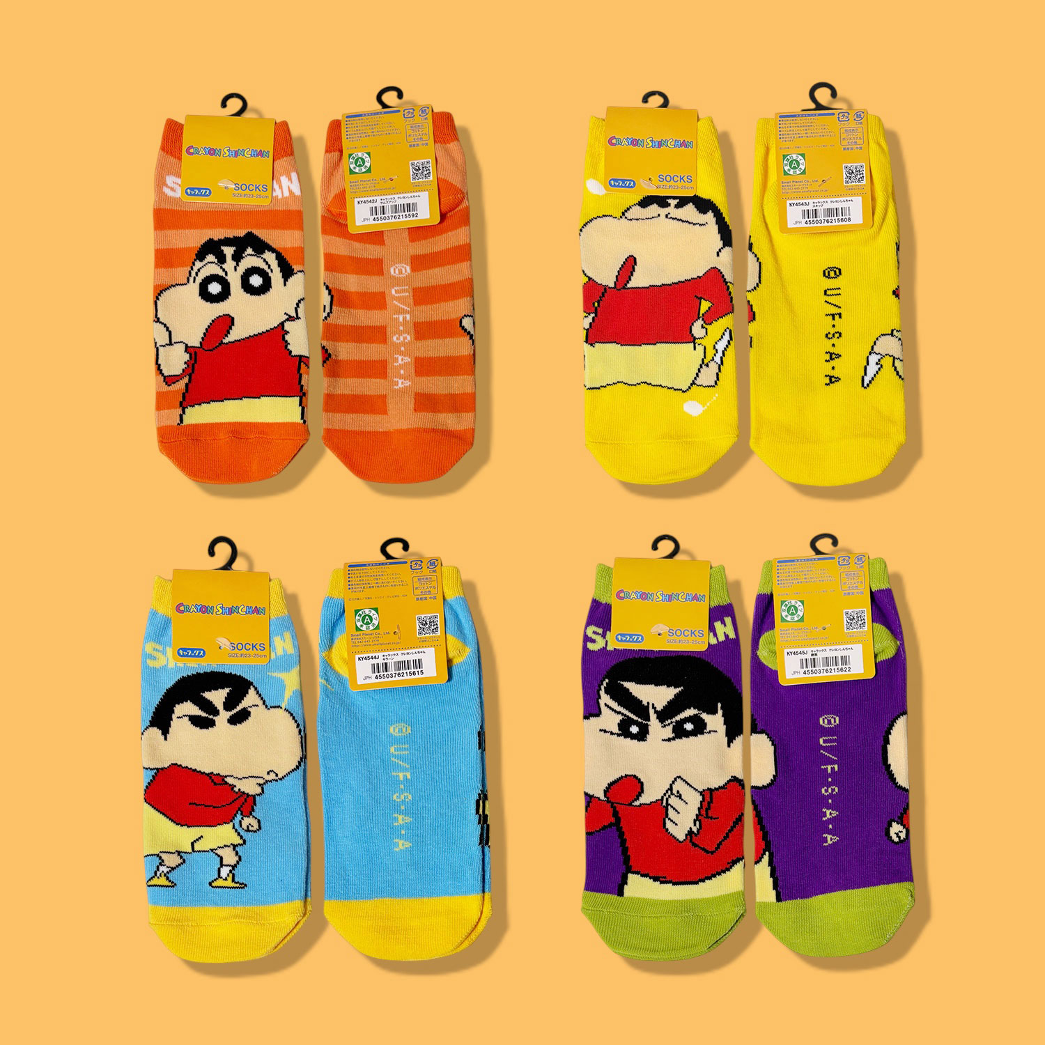 [公式] メーカー直営 クレヨンしんちゃん キャラックス（靴下）キラーン