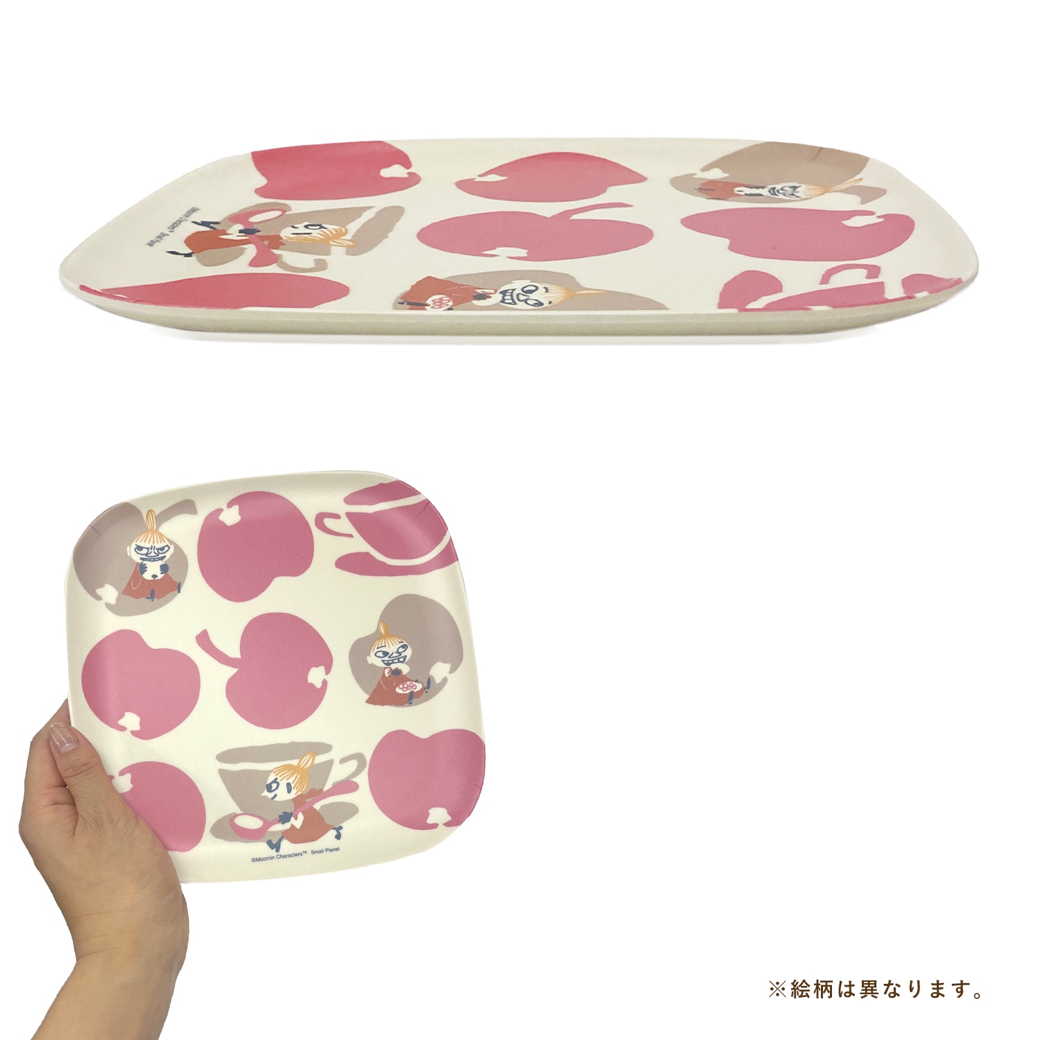 ムーミン バンブー食器 スクエアプレート