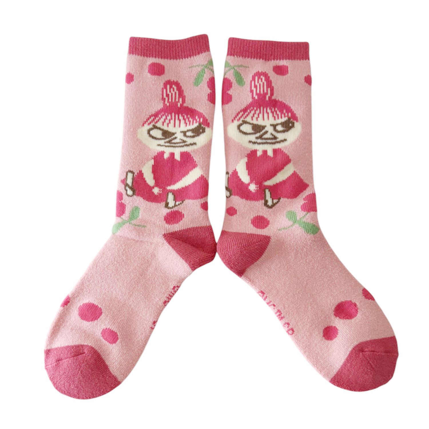 [公式] メーカー直営 ムーミン ぽっかぽかルームソックス リトルミイ フラワー ピンク