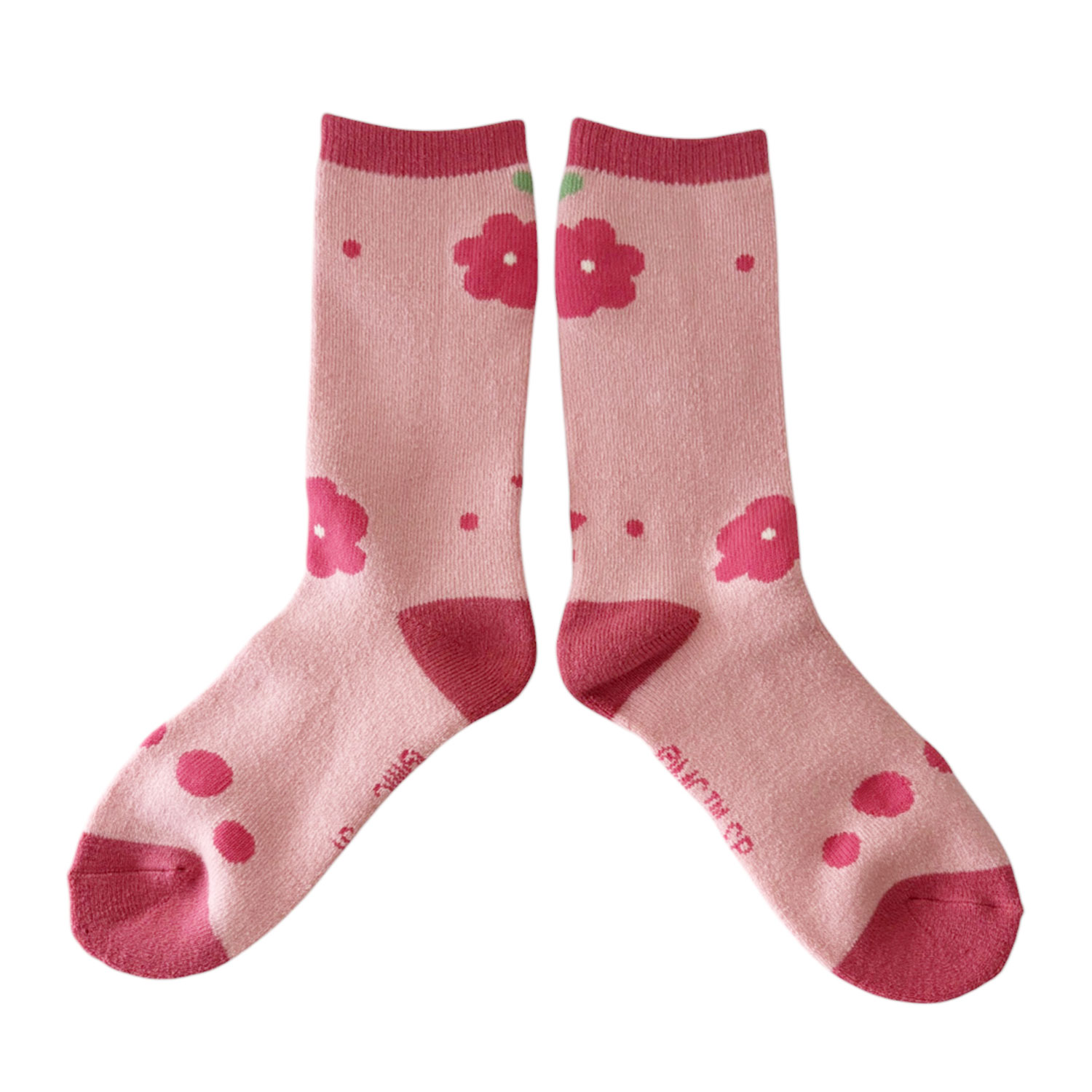 [公式] メーカー直営 ムーミン ぽっかぽかルームソックス リトルミイ フラワー ピンク