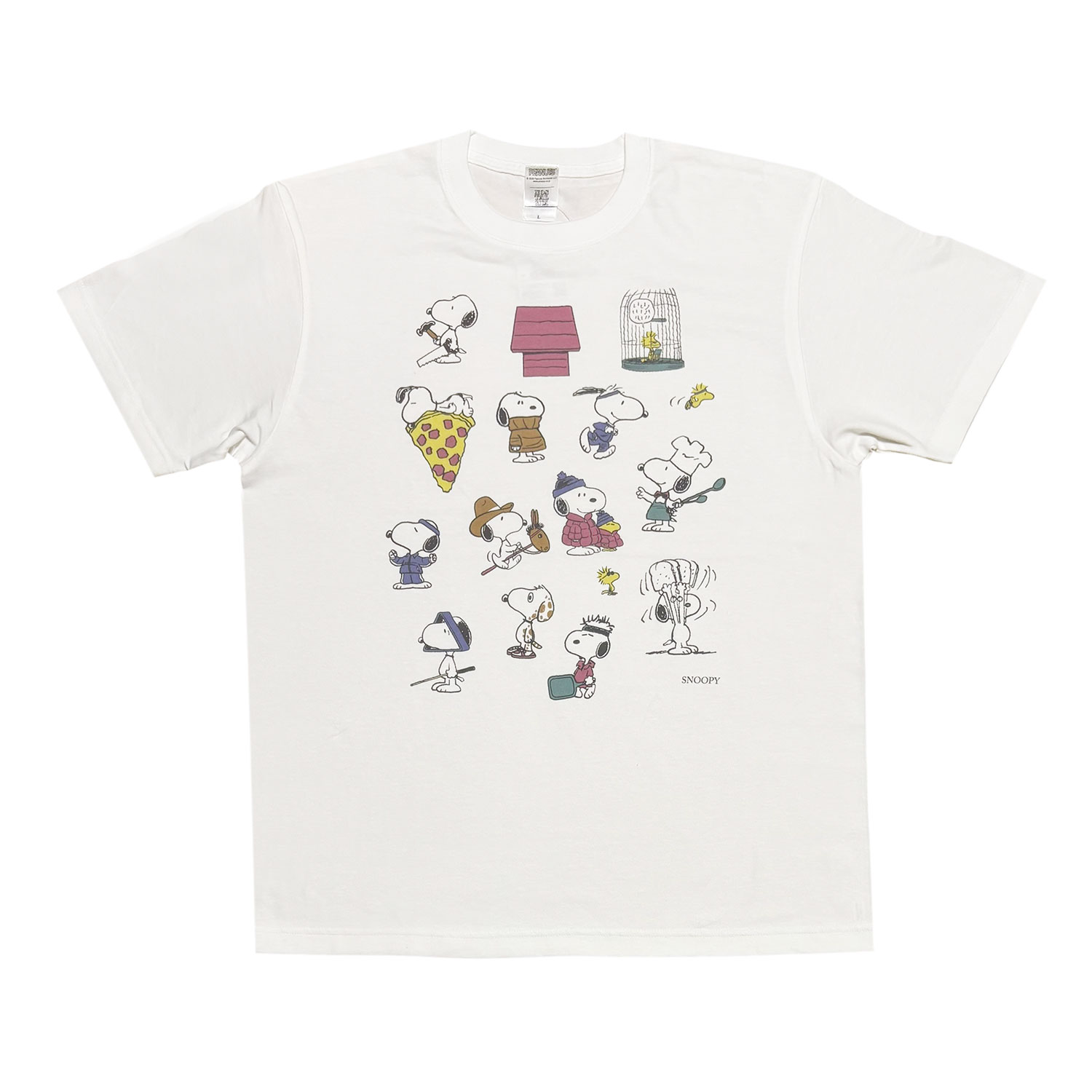 [公式] PEANUTS/NOSTALGICA (ピーナッツ/ノスタルジカ) スヌーピー Tシャツ スヌーピー