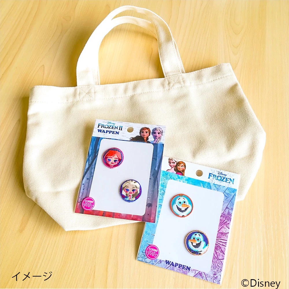 [公式] Disney ディズニー ２Pワッペン  アナと雪の女王　