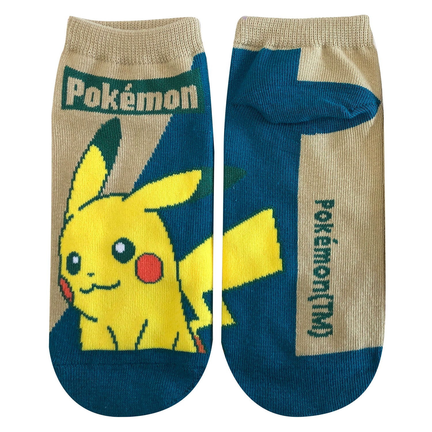 [公式] メーカー直営 ポケットモンスター キャラックス（靴下）バイカラー レディースサイズ 23~25cm