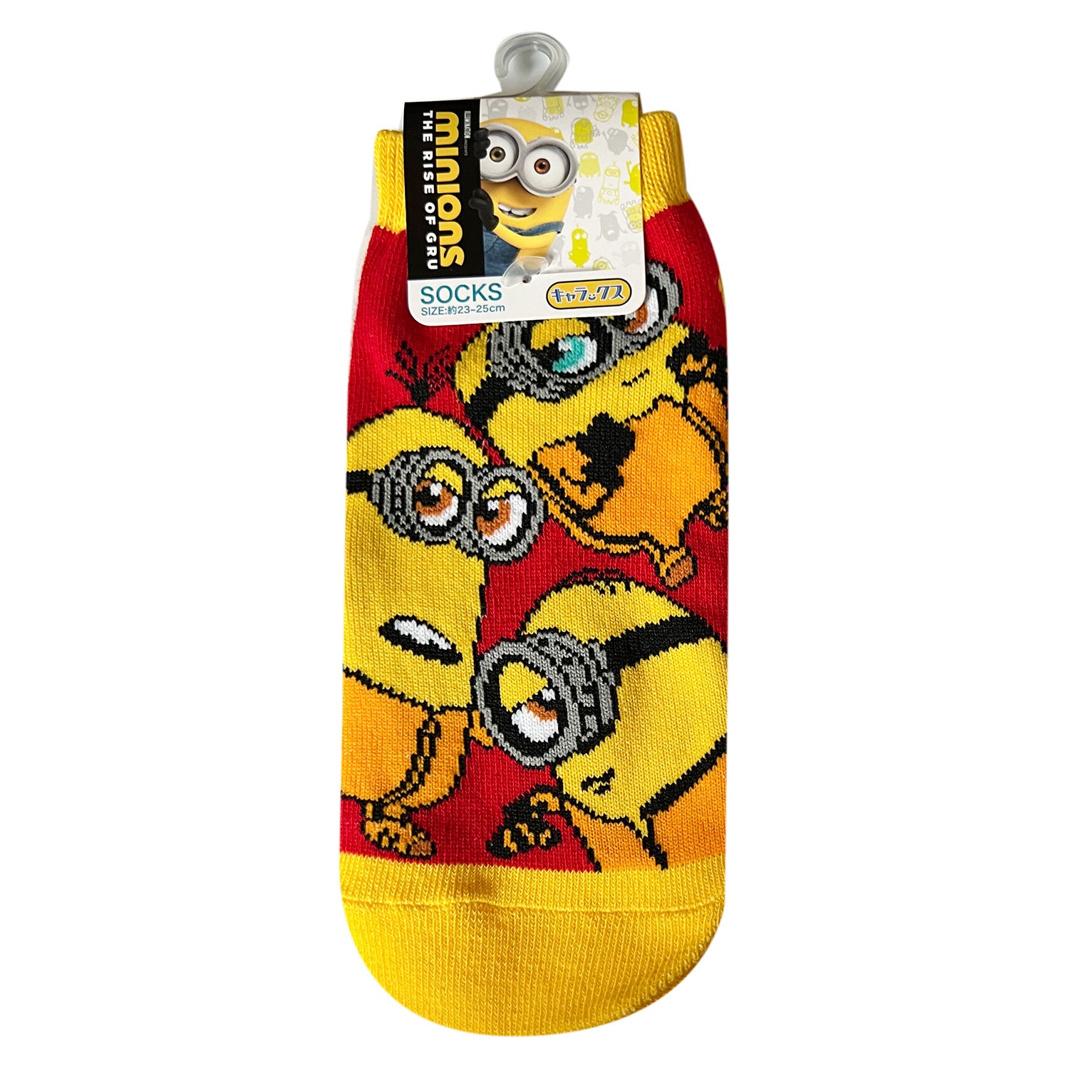 [公式] メーカー直営 ミニオンズ キャラックス（靴下）カンフーミニオン 23~25 cm