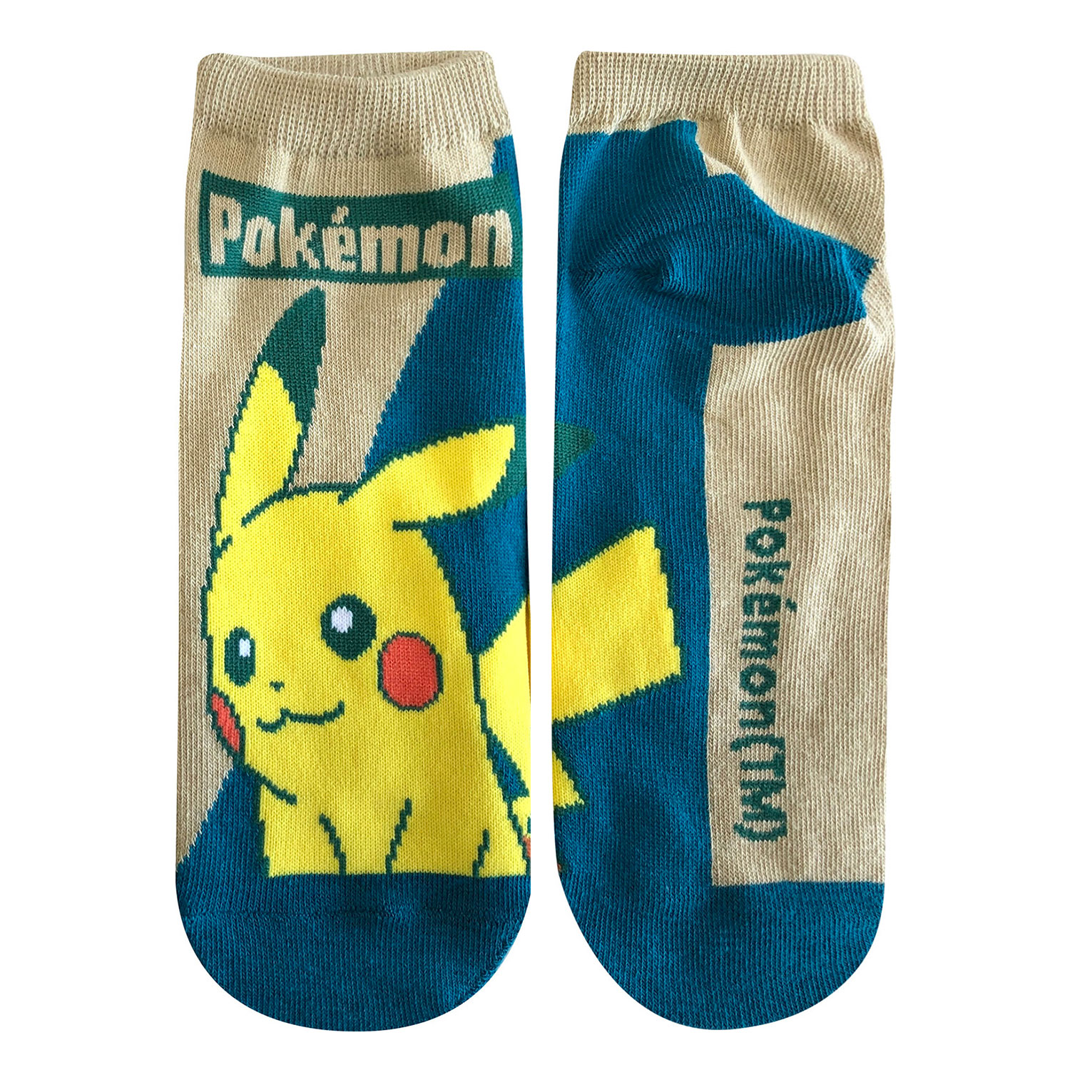 [公式] メーカー直営 ポケットモンスター キャラックス（靴下）バイカラー メンズサイズ 25~27cm