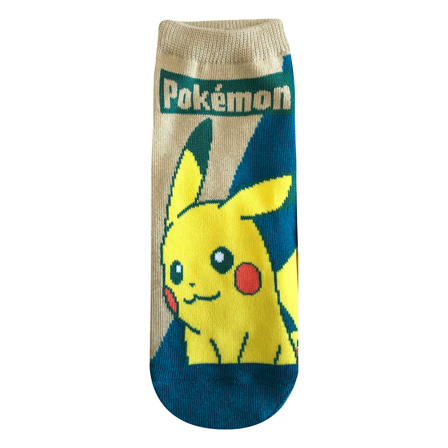 [公式] メーカー直営 ポケットモンスター キャラックス（靴下）バイカラー メンズサイズ 25~27cm